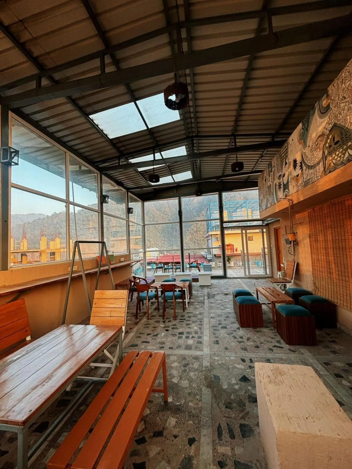 Balcony/Terrace in Trippme Rishikesh - Boutique Hostel, Tapovan