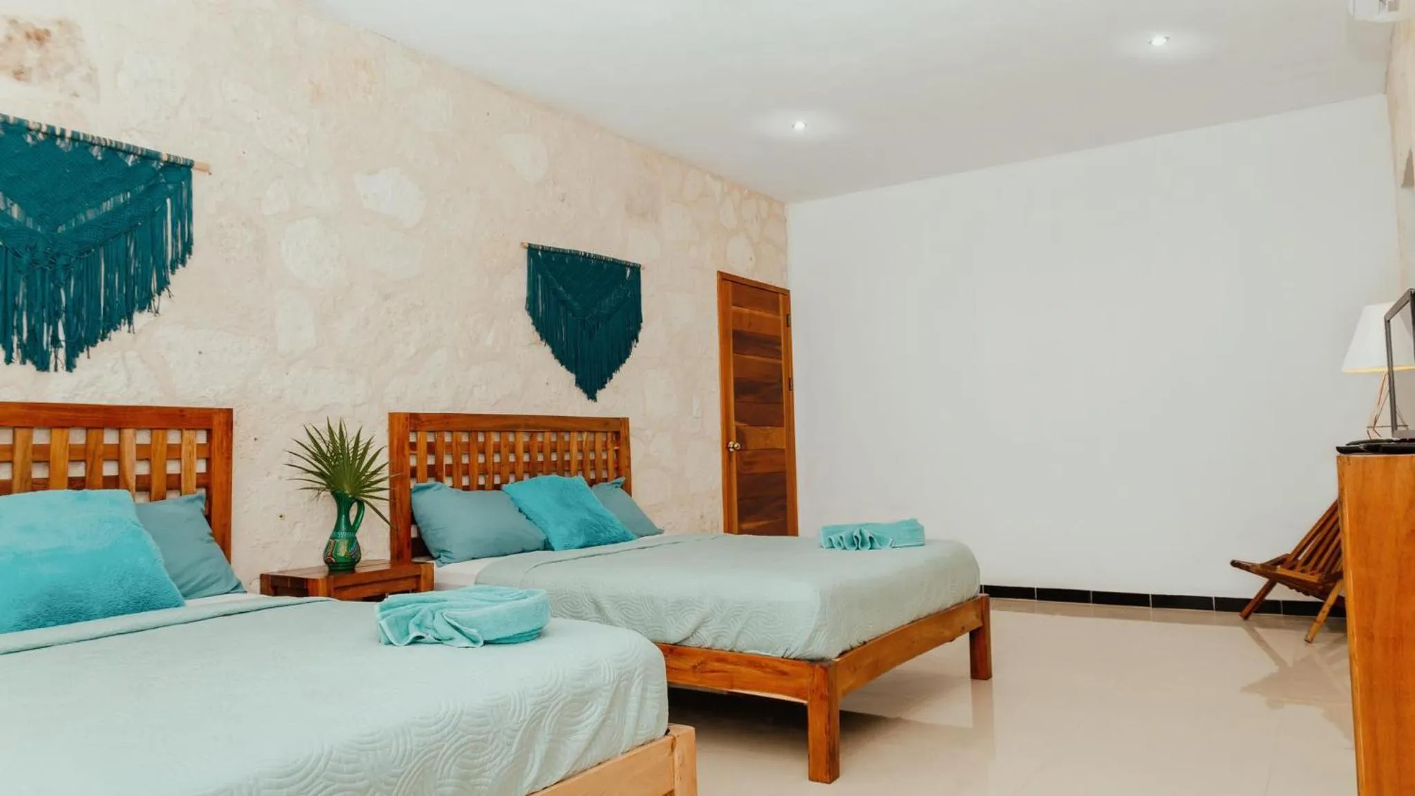 Bed in Hotel Itza Coba
