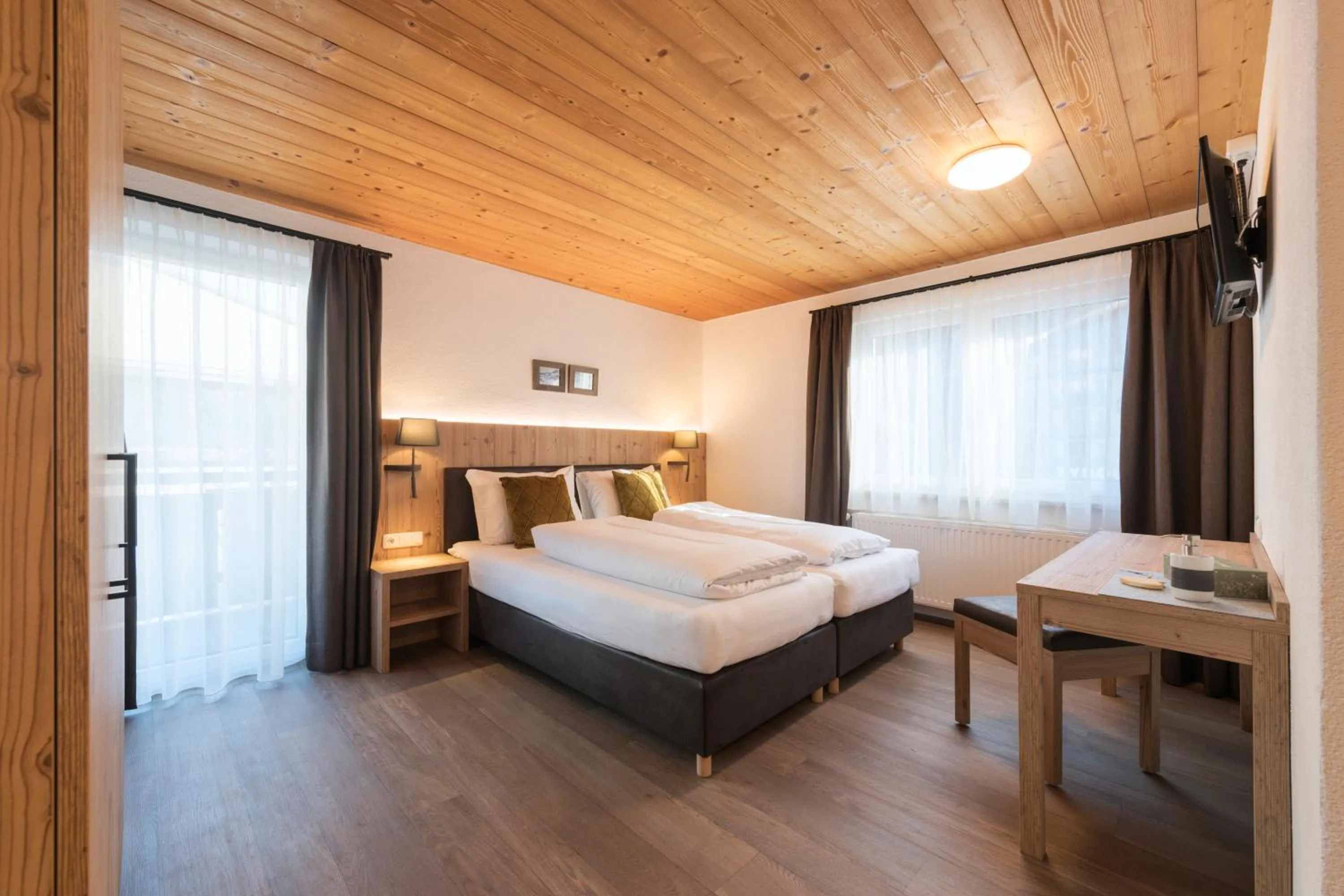 Bed in Chalet Rosanna