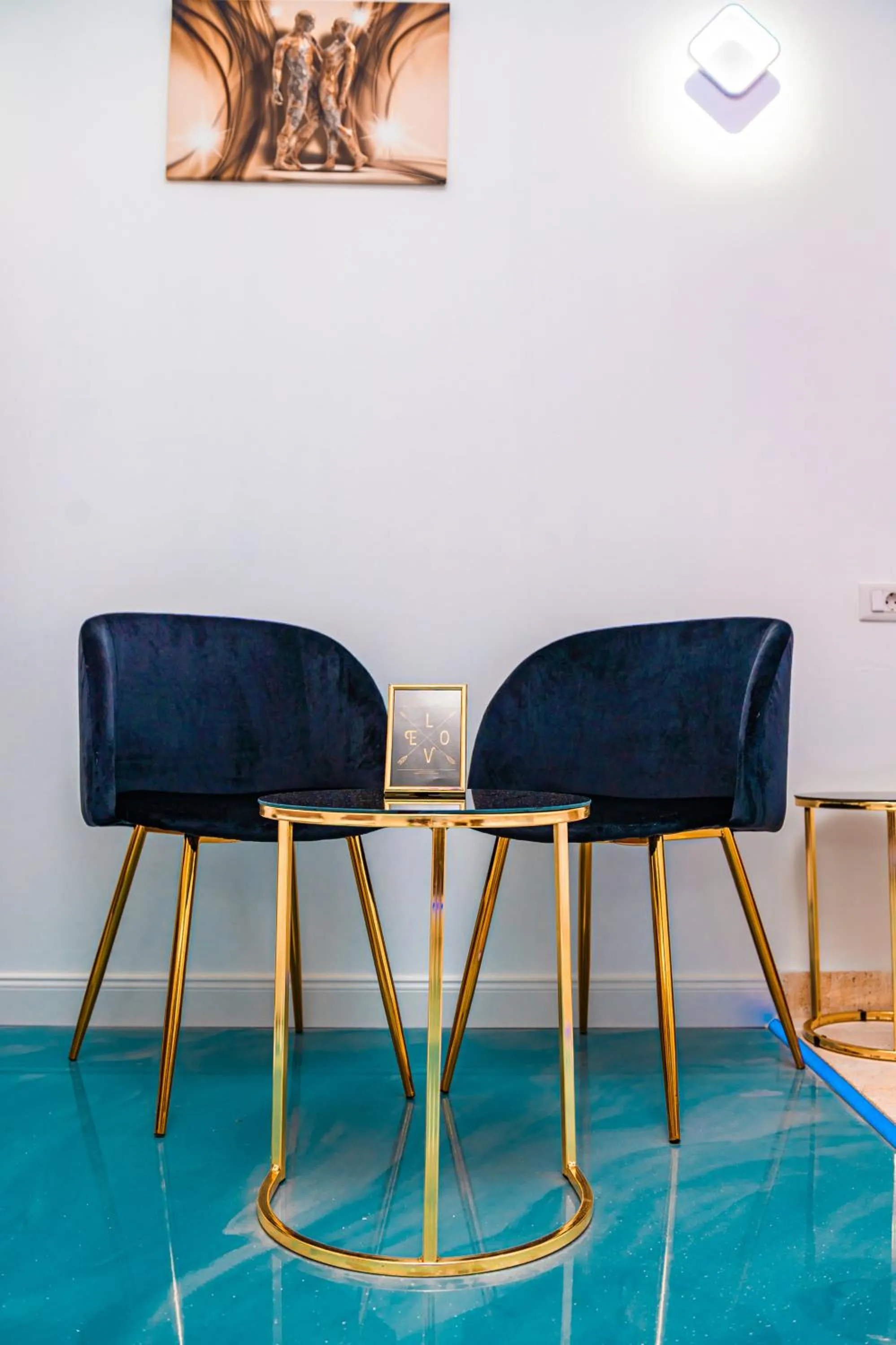 Seating area in Puzzle Apartaments&Studios