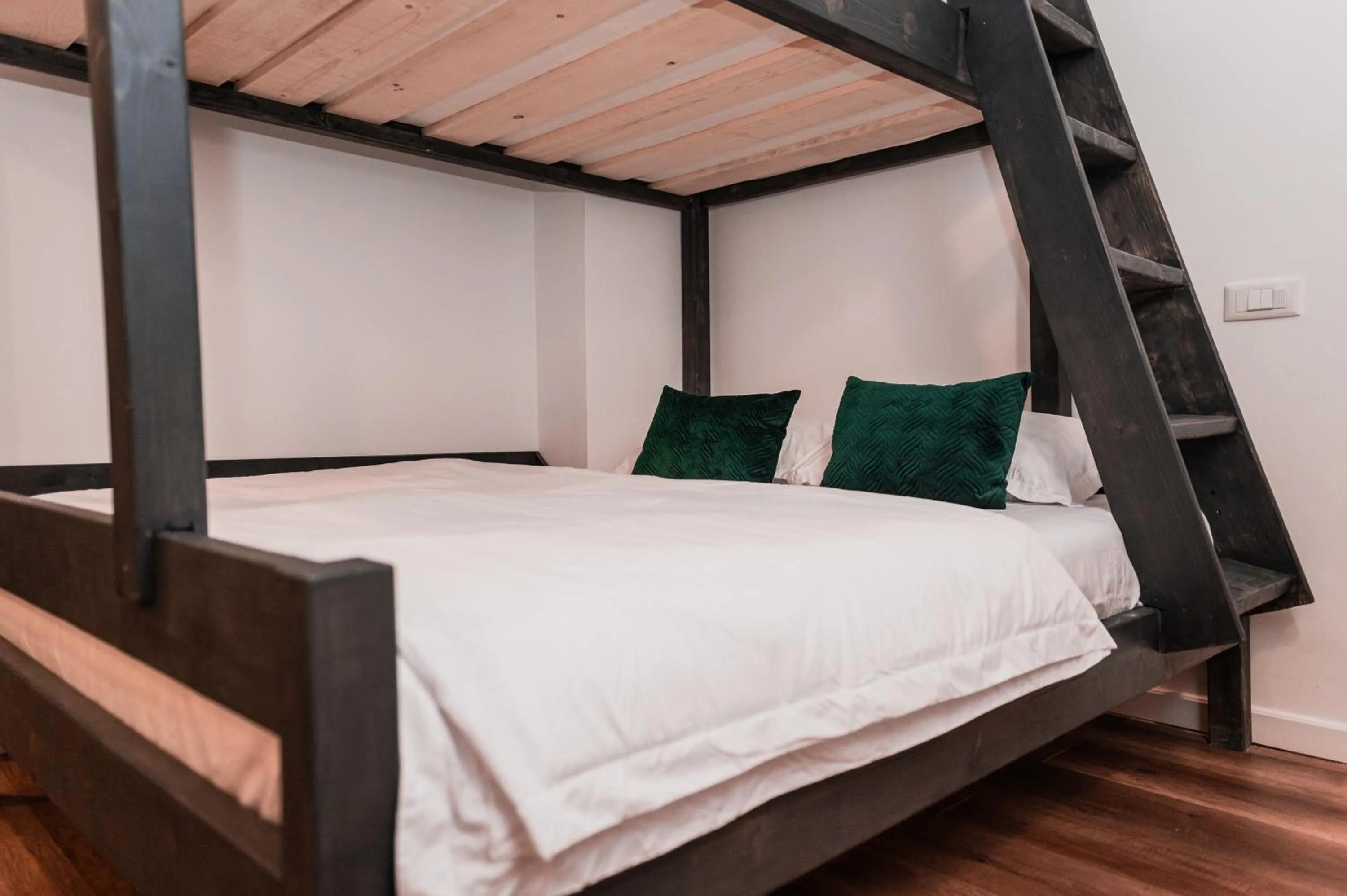 Bed in Puzzle Apartaments&Studios