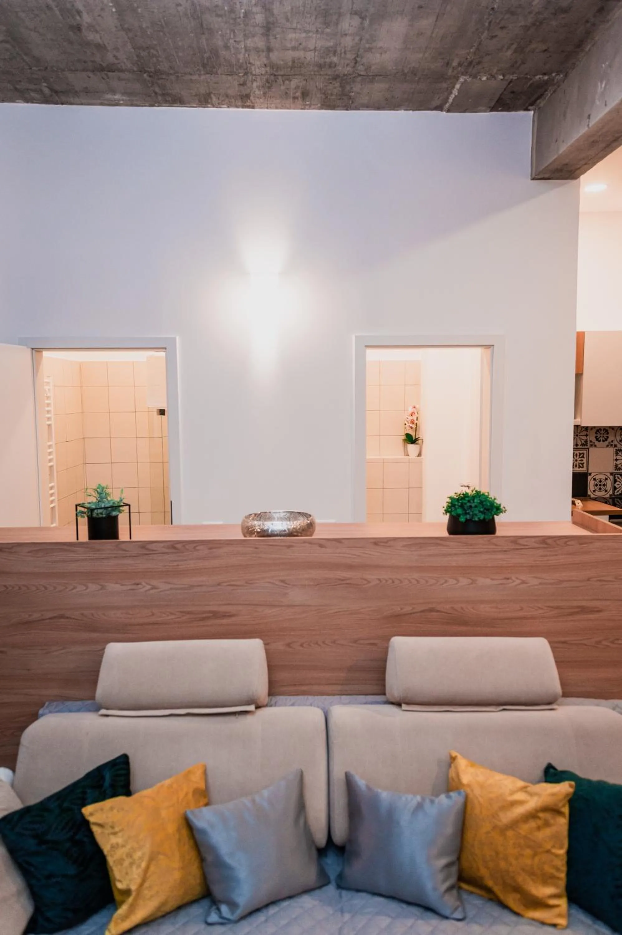 Seating area in Puzzle Apartaments&Studios