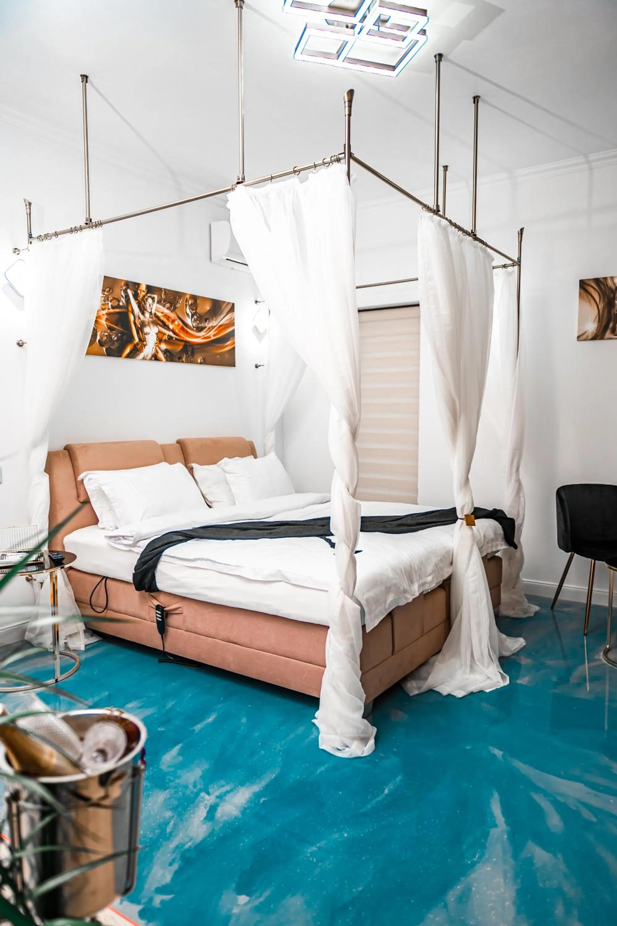 Bedroom, Bed in Puzzle Apartaments&Studios