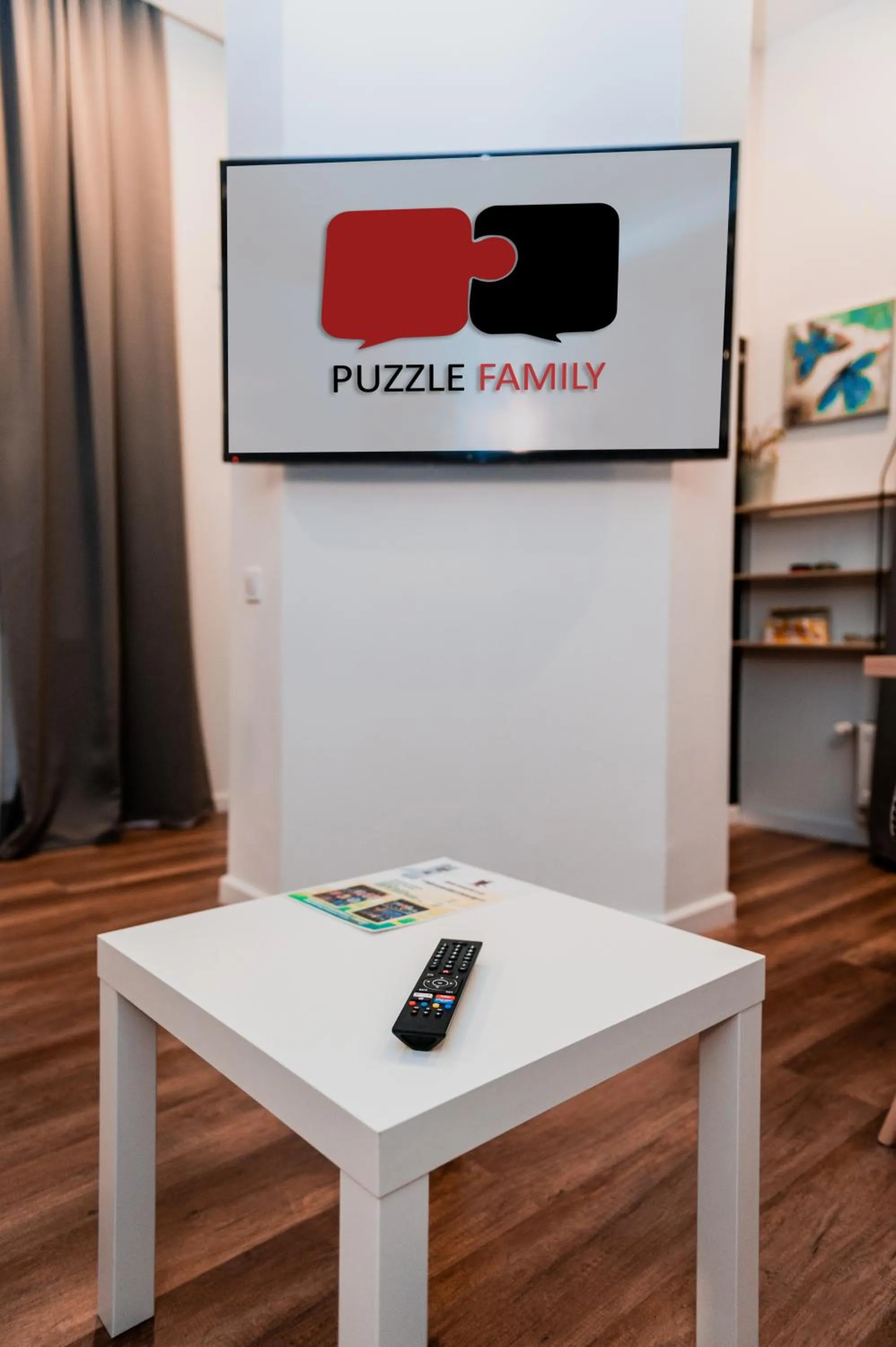 TV and multimedia in Puzzle Apartaments&Studios