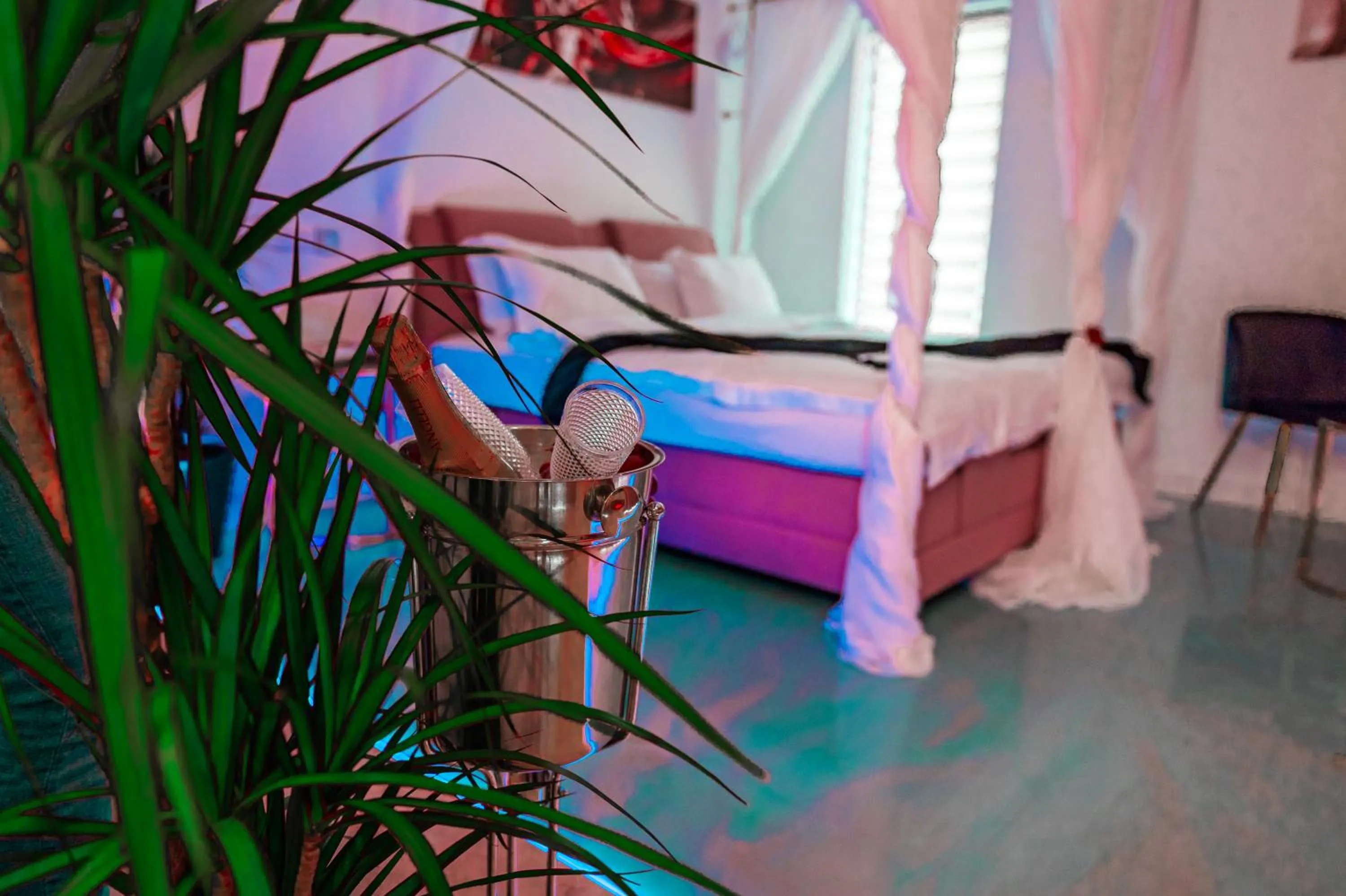 Bedroom, Bed in Puzzle Apartaments&Studios