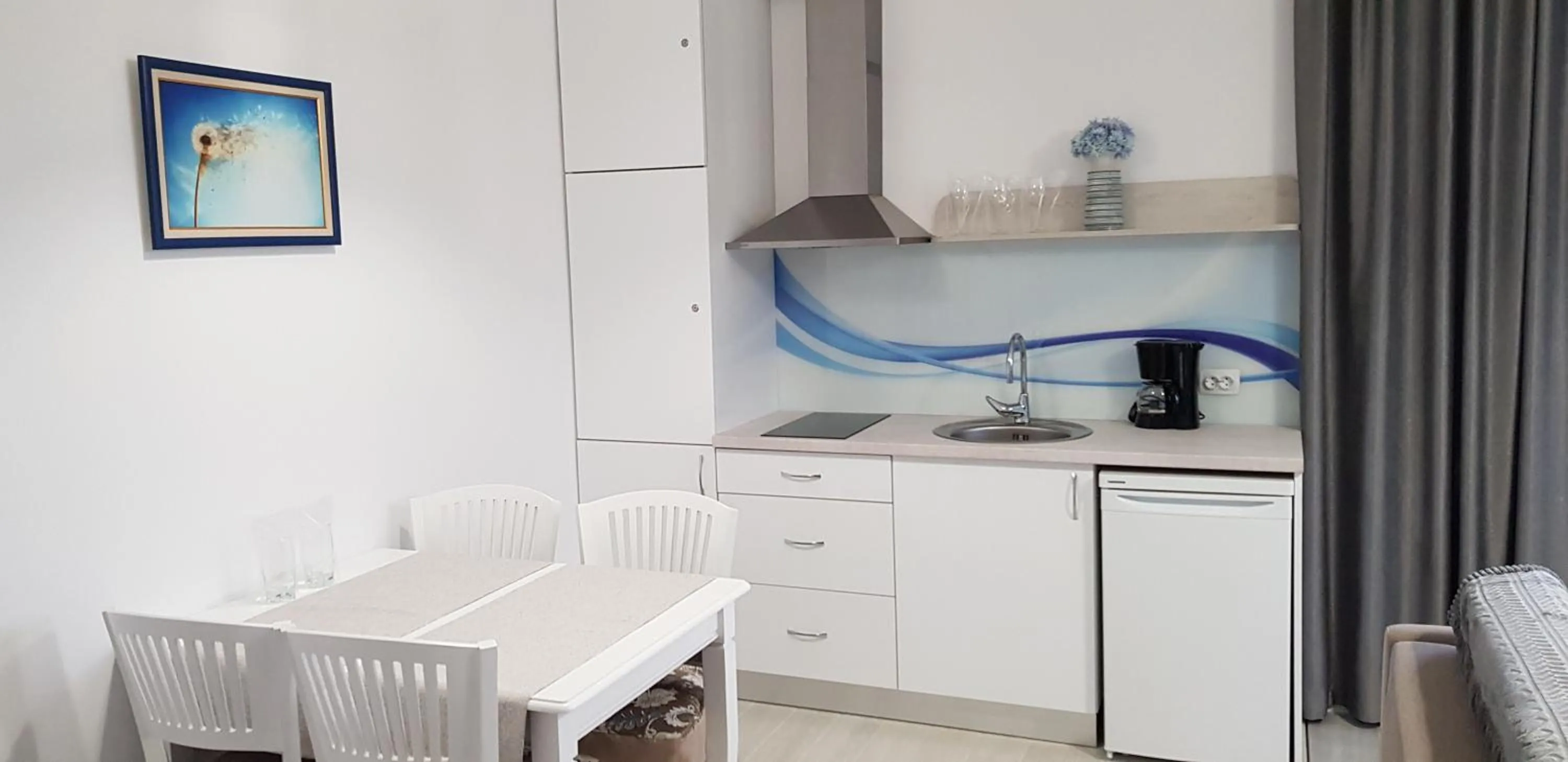 Kitchen or kitchenette in Aparthotel Olympus Plaza - SPA & Indoor Pool