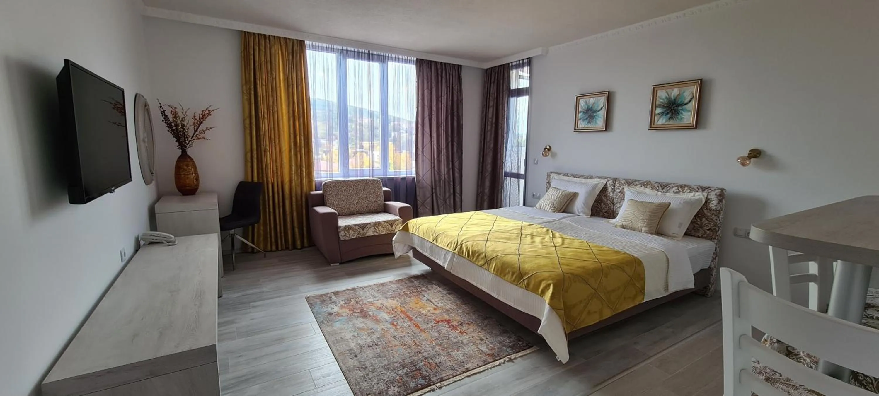 Photo of the whole room, Bed in Aparthotel Olympus Plaza - SPA & Indoor Pool