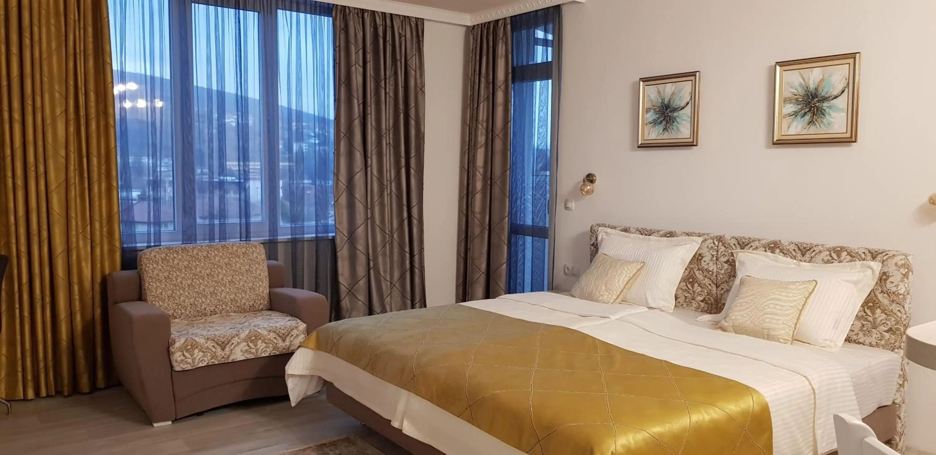 Bedroom, Bed in Aparthotel Olympus Plaza - SPA & Indoor Pool