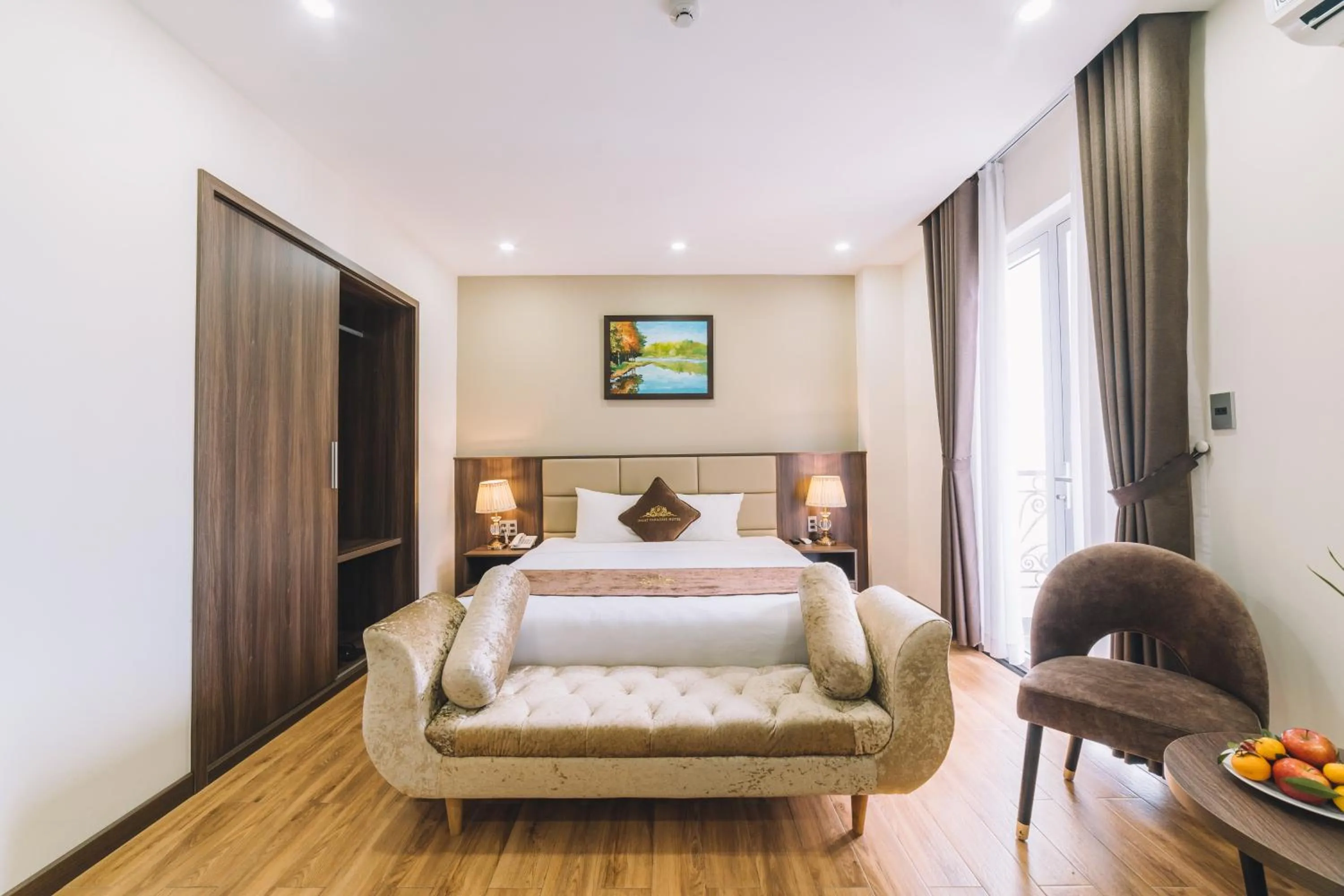 Photo of the whole room, Bed in Dalat Paradise Hotel