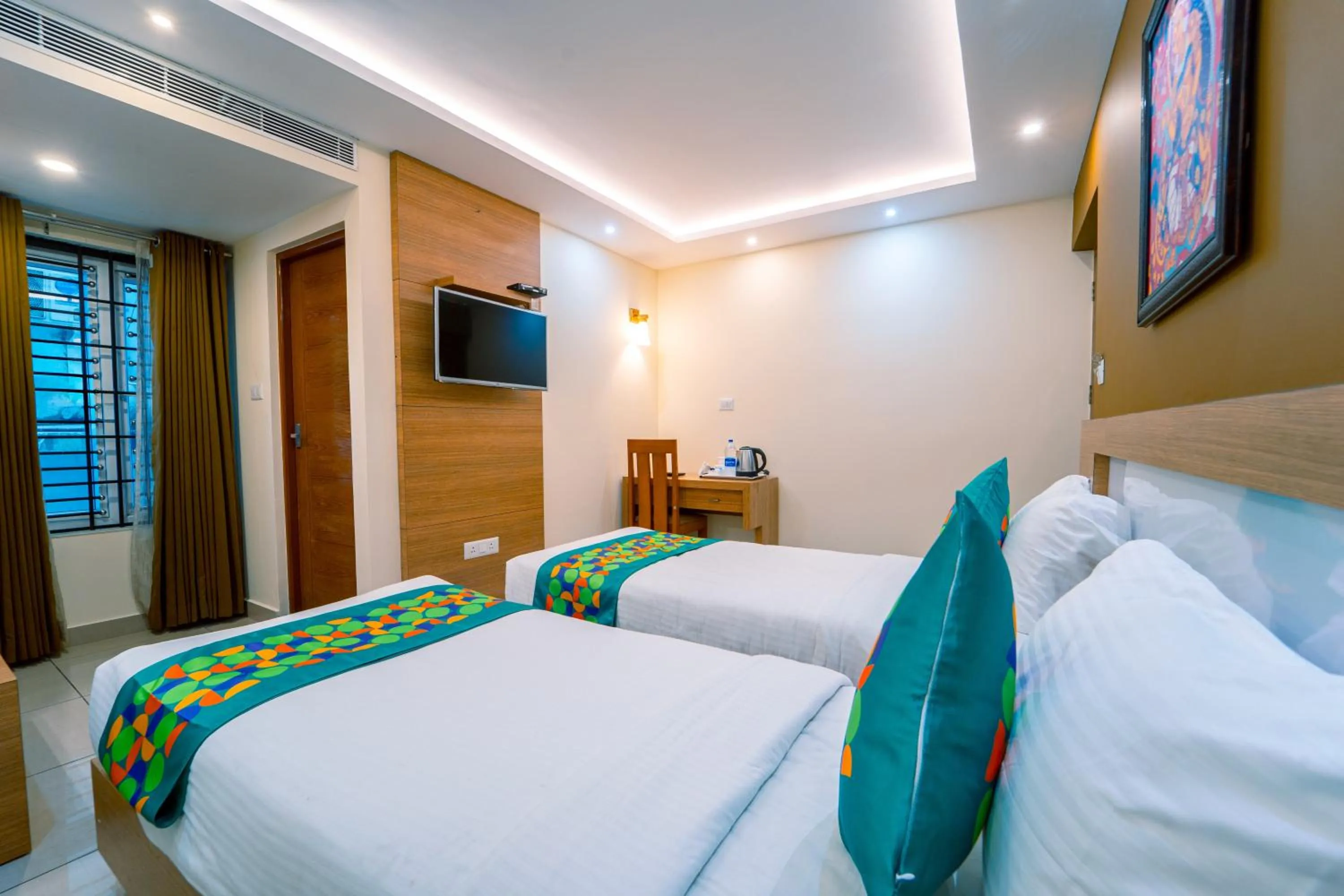 Bedroom, Bed in Treebo Sree Varshavilas Regency, 500 Mtrs From Guruvayoor Temple