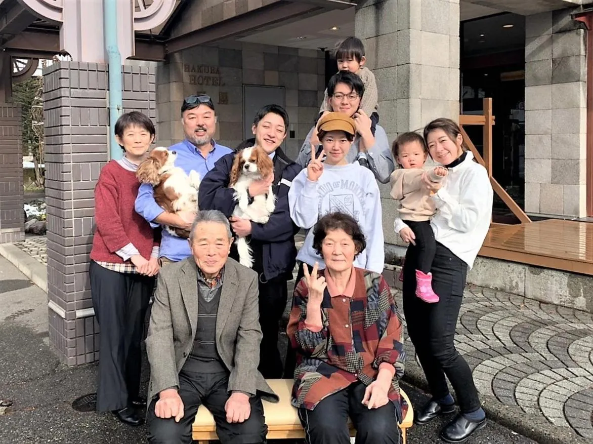 People in Ougiya Ryokan