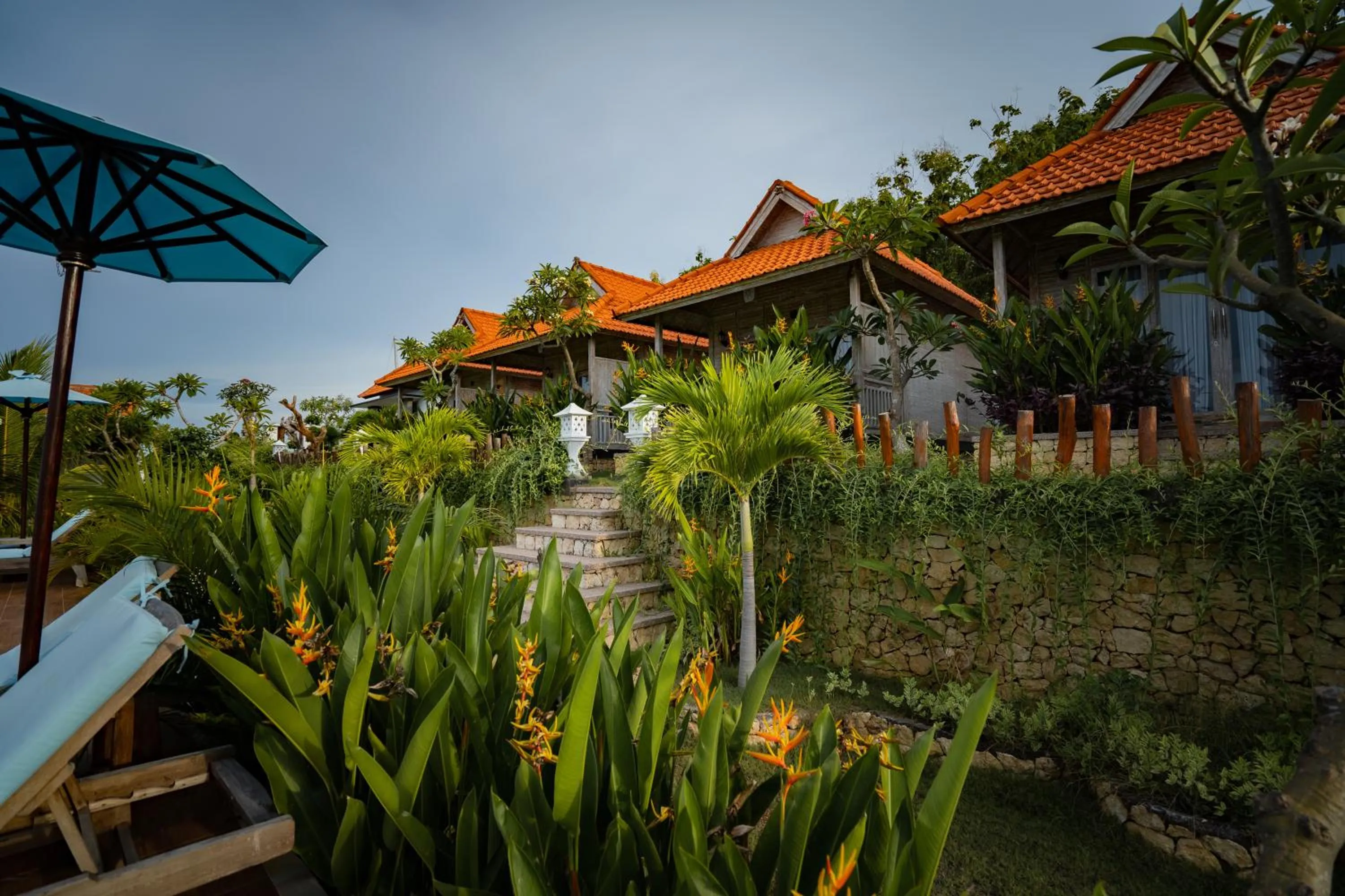 Inner courtyard view in Gara Gara Sea View