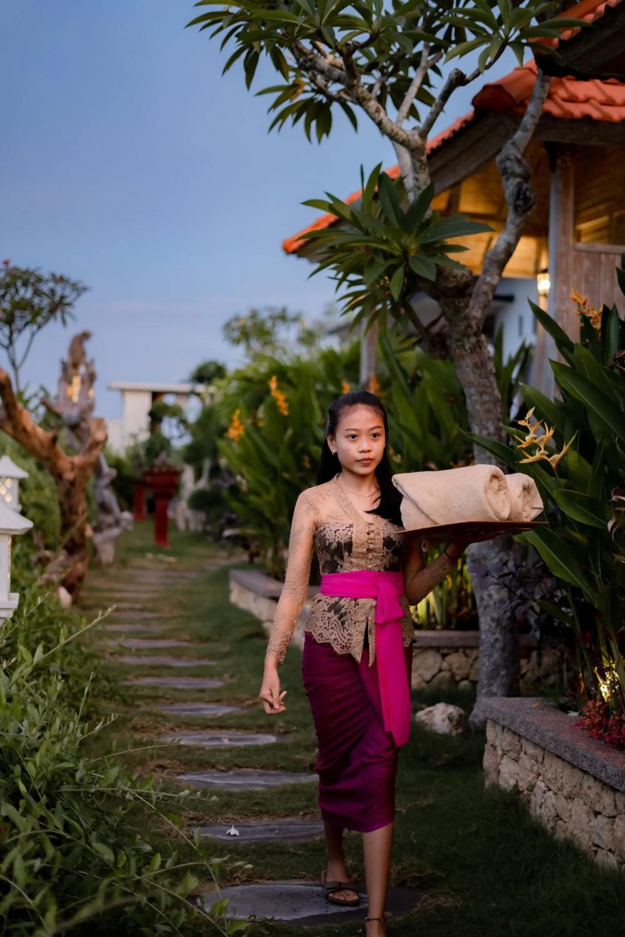 Inner courtyard view in Gara Gara Sea View