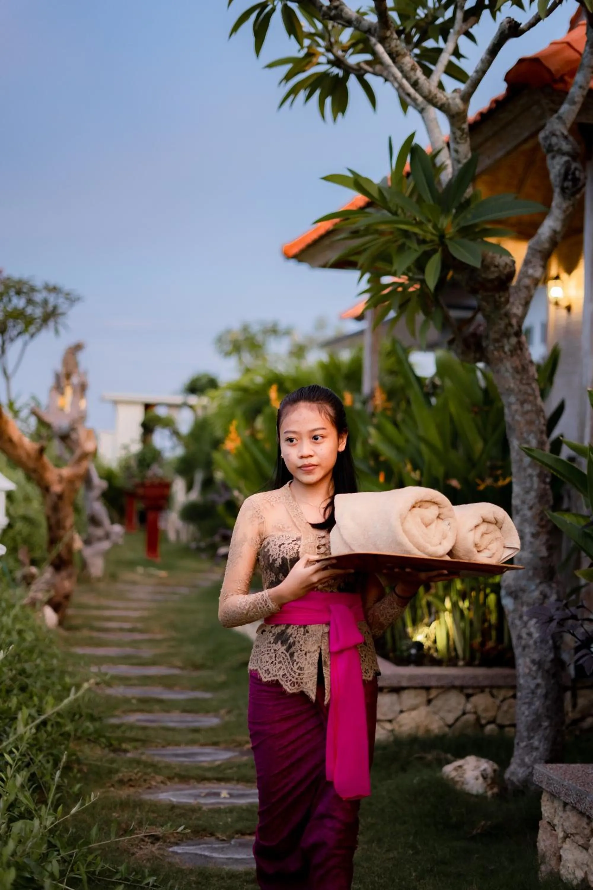 Inner courtyard view in Gara Gara Sea View