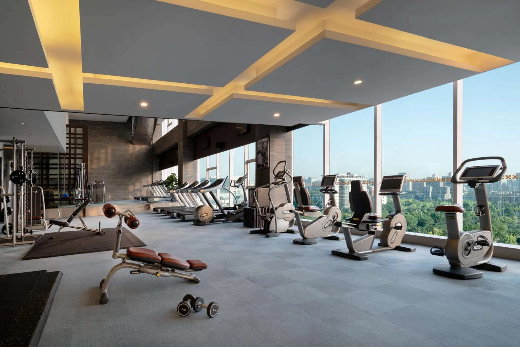 Fitness centre/facilities in Crowne Plaza Beijing Sun Palace, an IHG Hotel