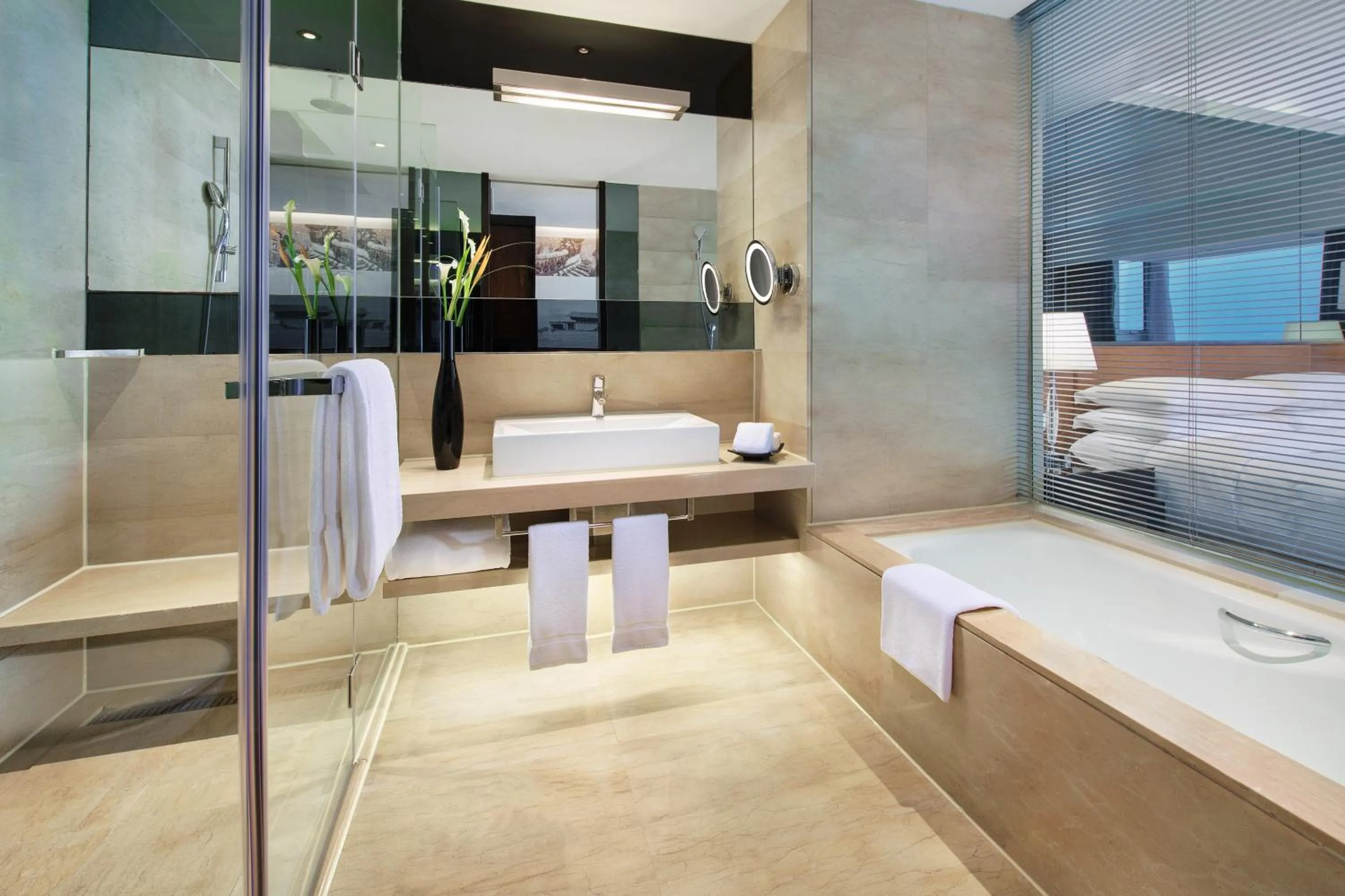 Shower in Crowne Plaza Beijing Sun Palace, an IHG Hotel