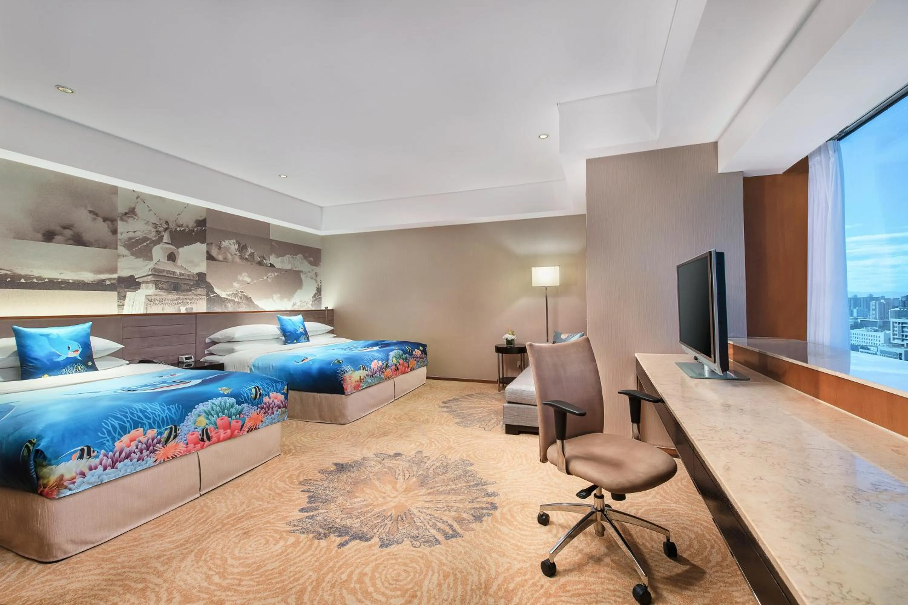 Photo of the whole room, Bed in Crowne Plaza Beijing Sun Palace, an IHG Hotel