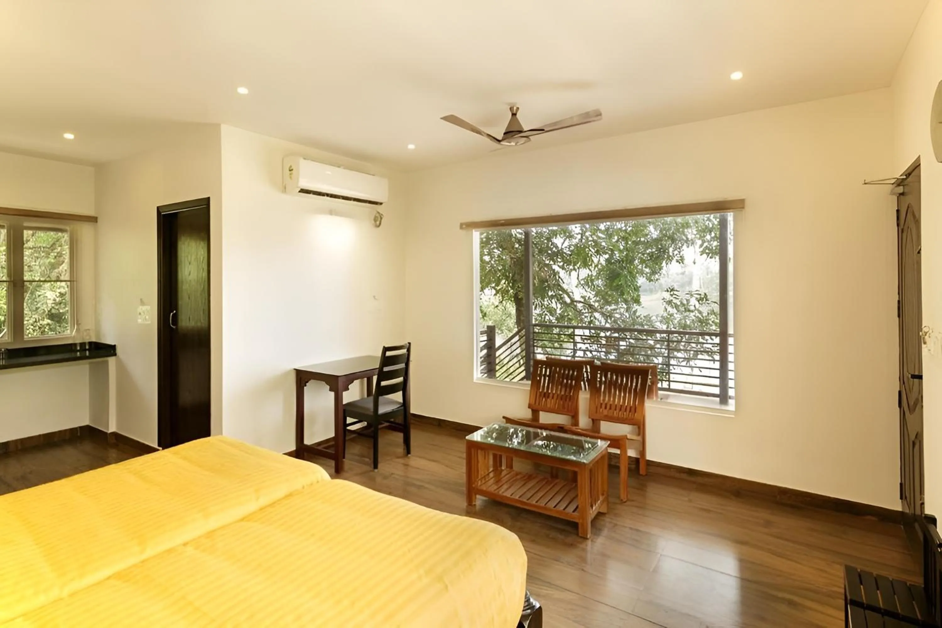 Bed in Lhasa Ayurveda and Wellness Resort - A BluSalzz Collection, Kochi, Kerala