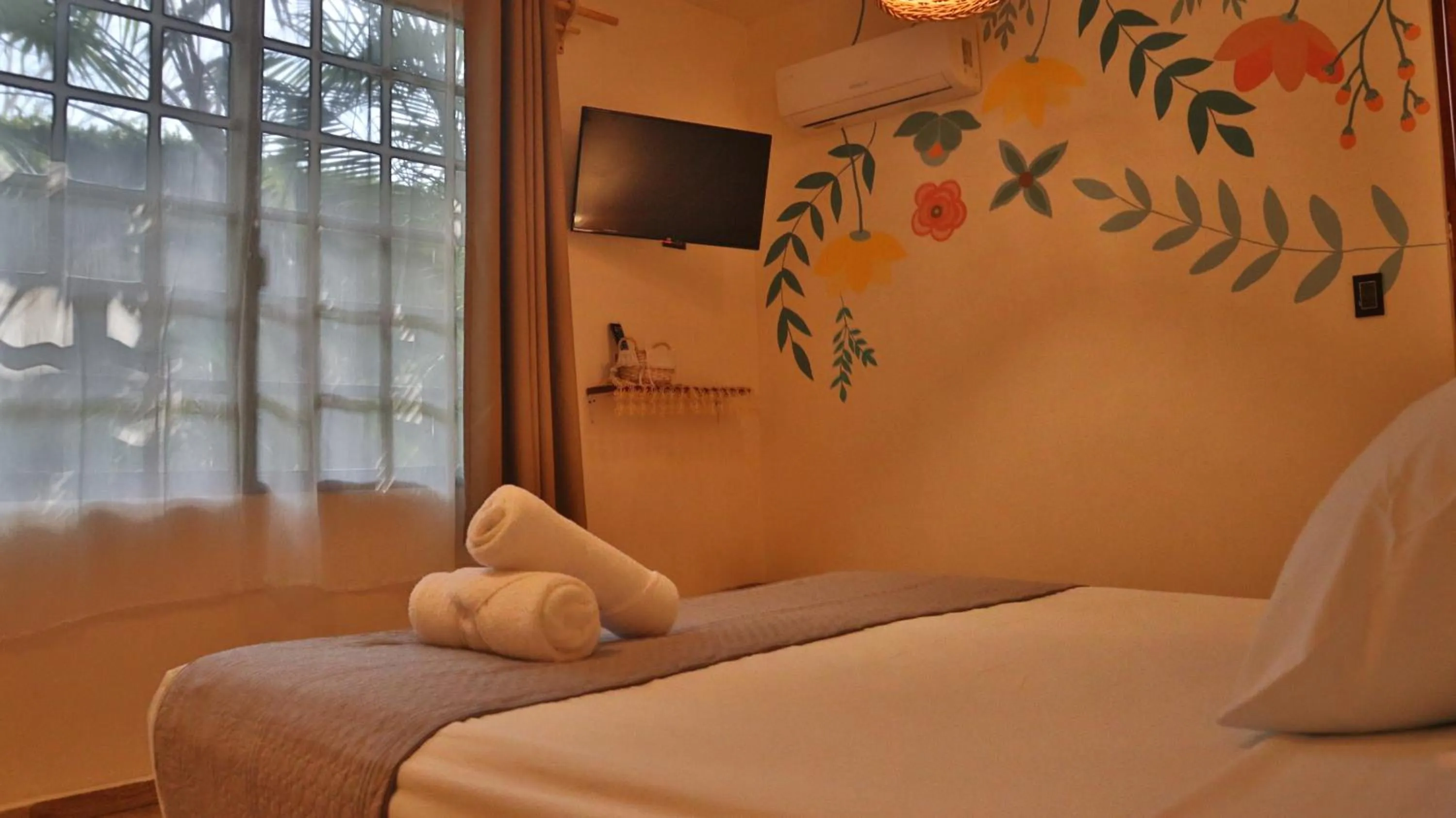 Bed in Hotel Sur Bacalar