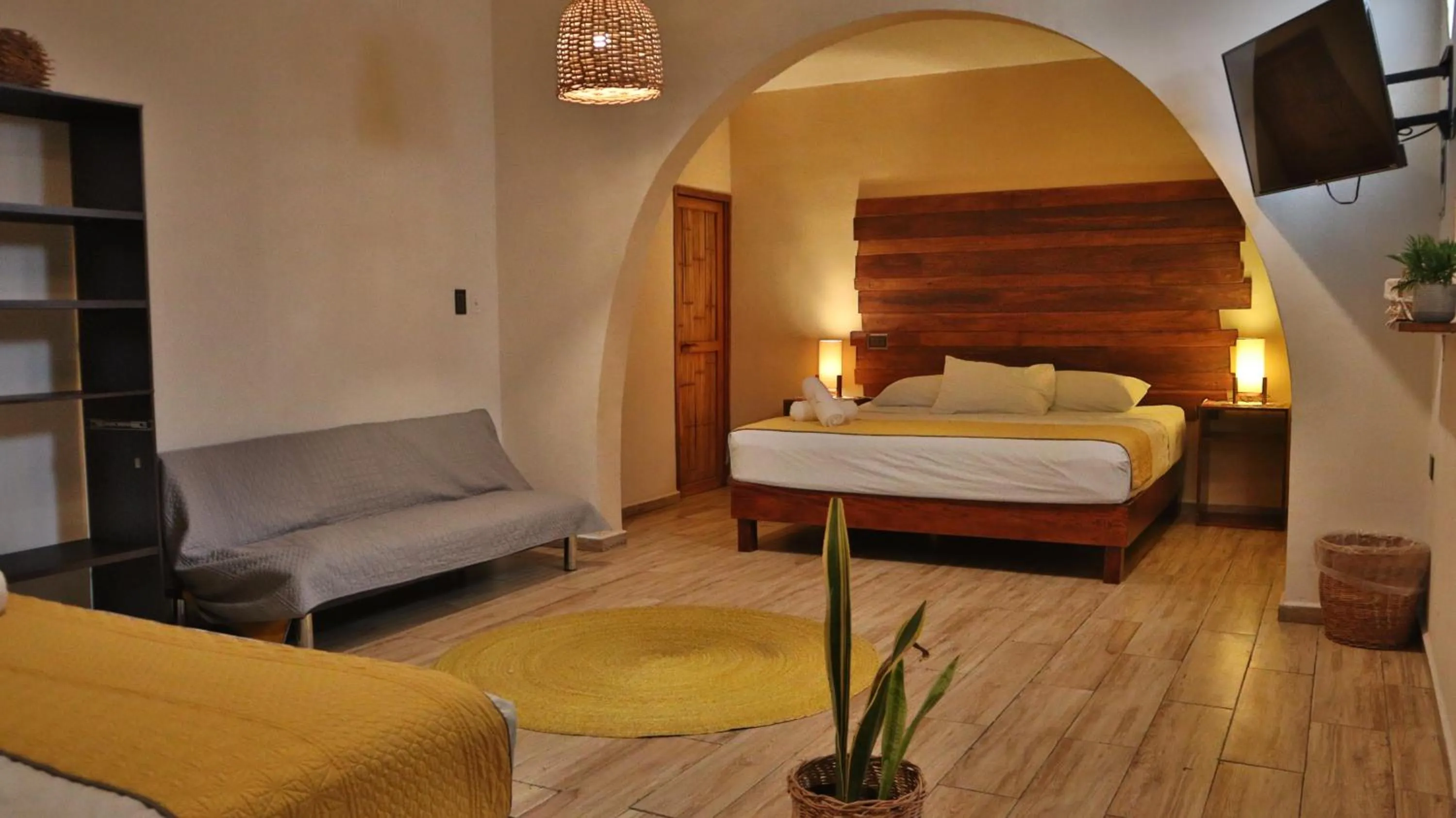 Bed in Hotel Sur Bacalar