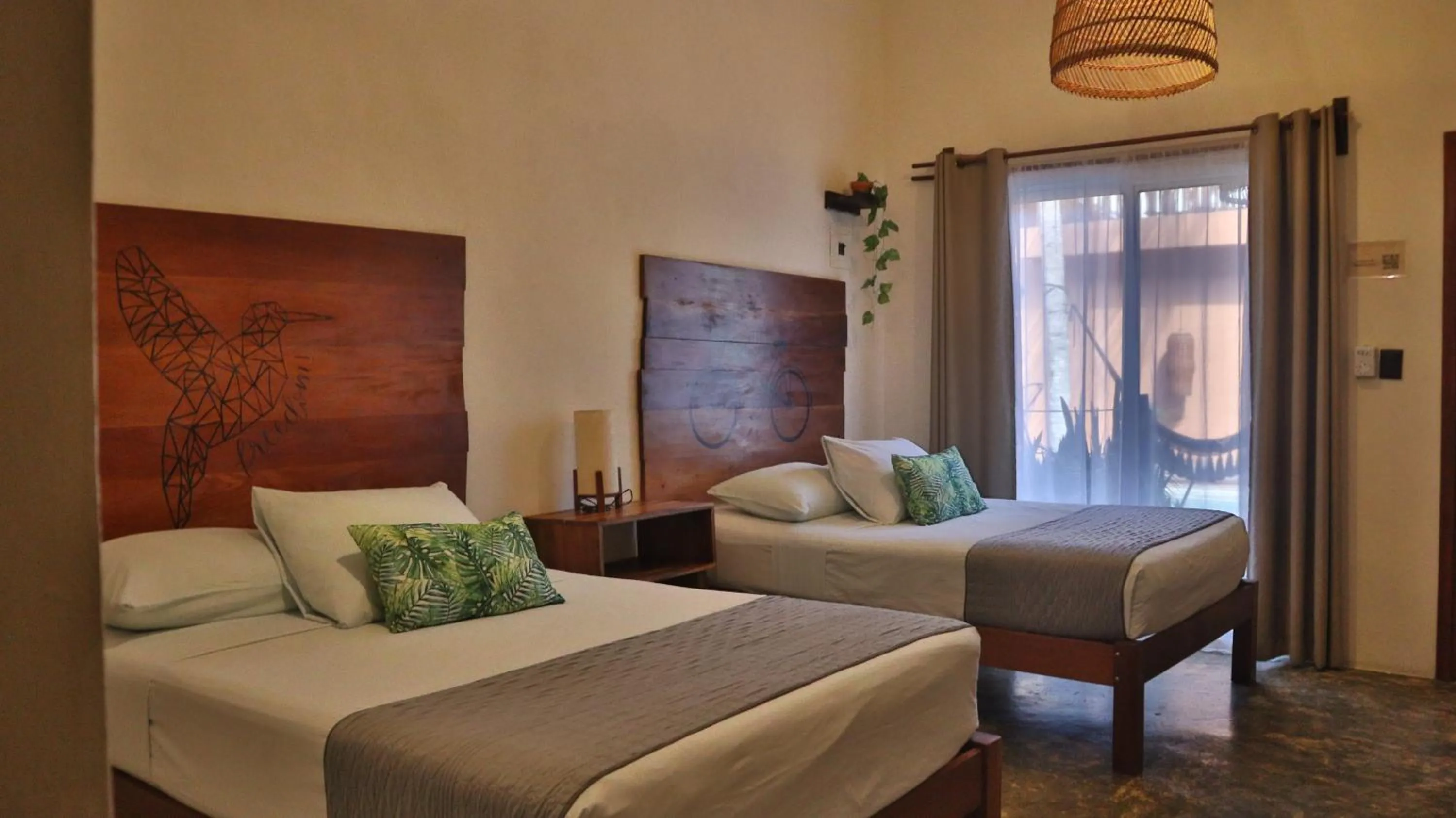 Bed in Hotel Sur Bacalar