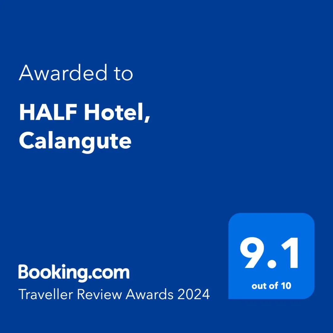 Certificate/Award in HALF Hotel, Calangute