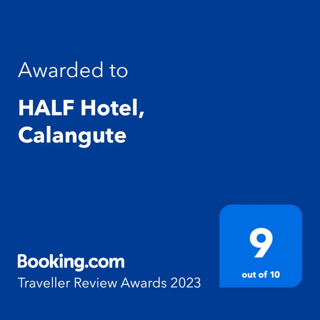 Certificate/Award in HALF Hotel, Calangute