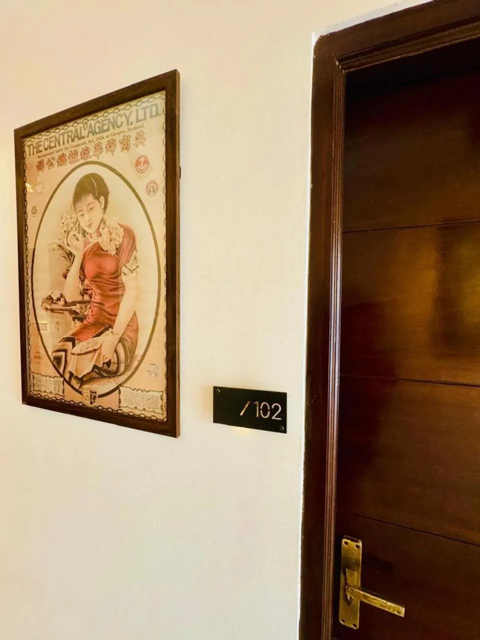 Decorative detail in HALF Hotel, Calangute