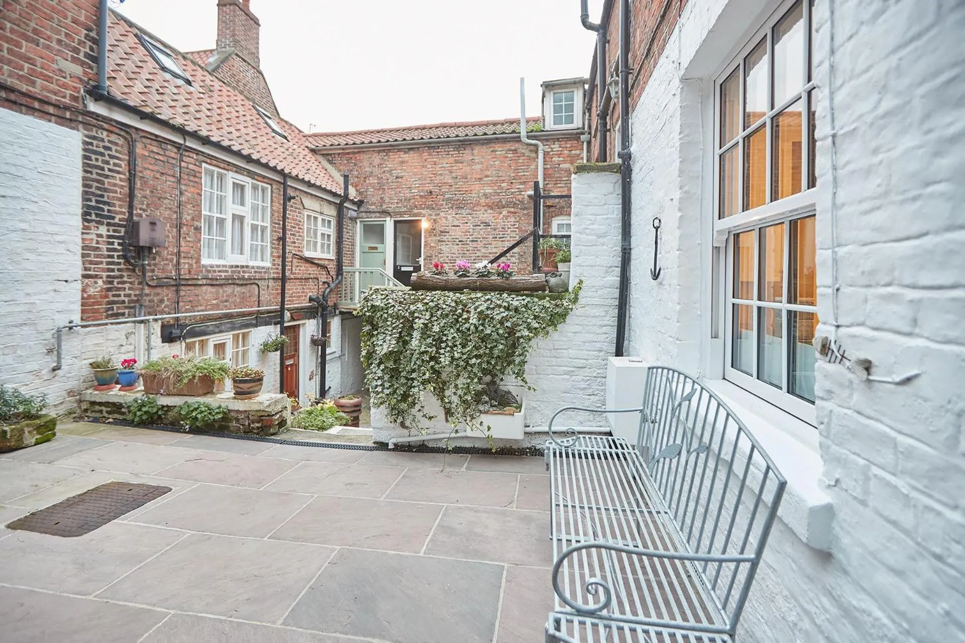 Patio in Seashell Cottage