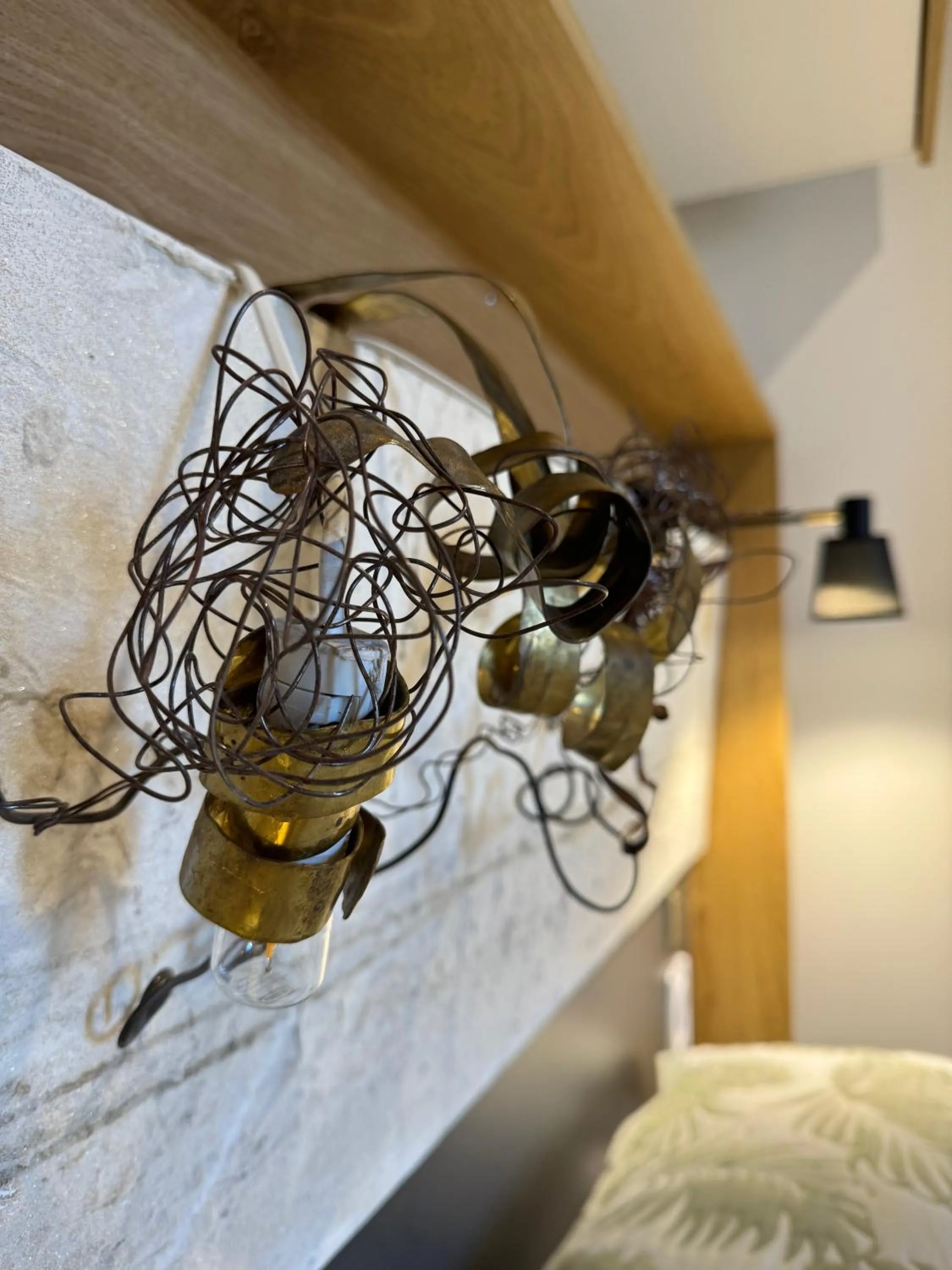 Decorative detail, Bed in Palazzo delle Biscie - Old Tower & Village