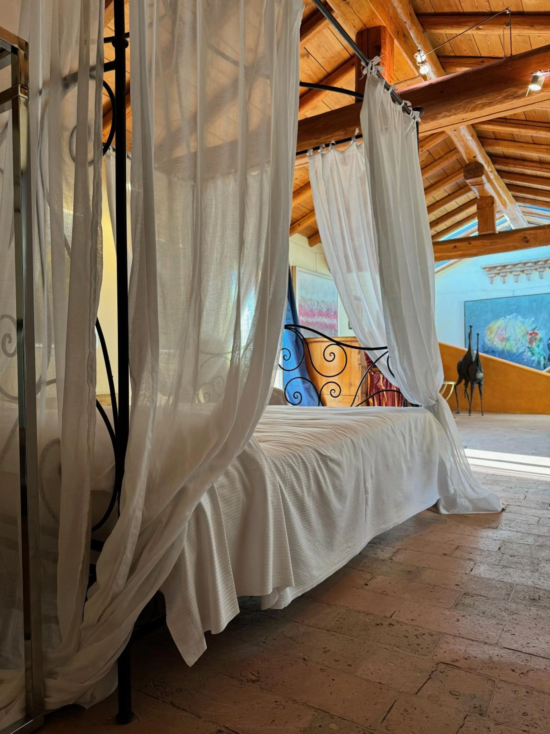 Bedroom, Bed in Palazzo delle Biscie - Old Tower & Village