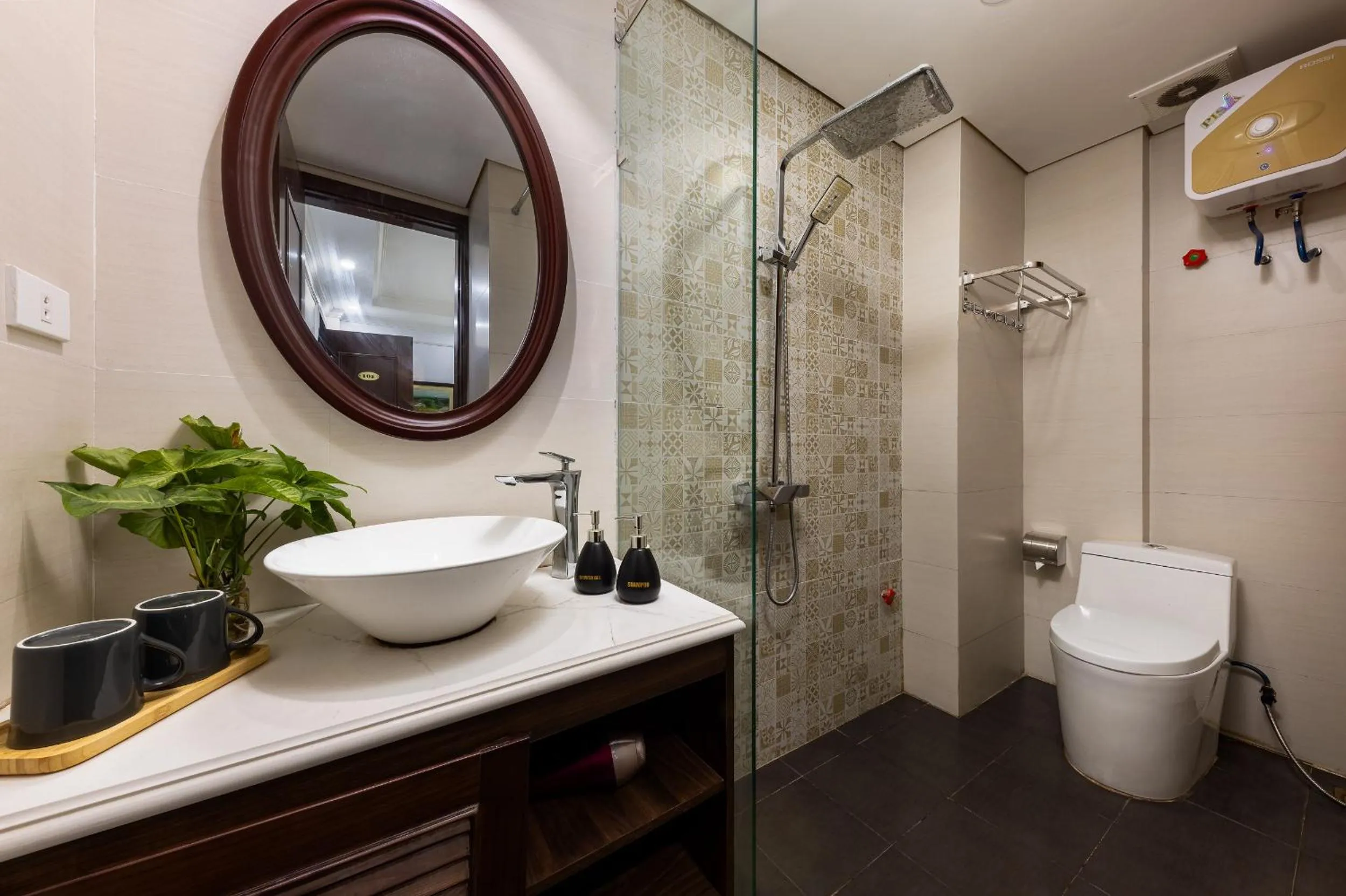 Shower in Paddy Hotel