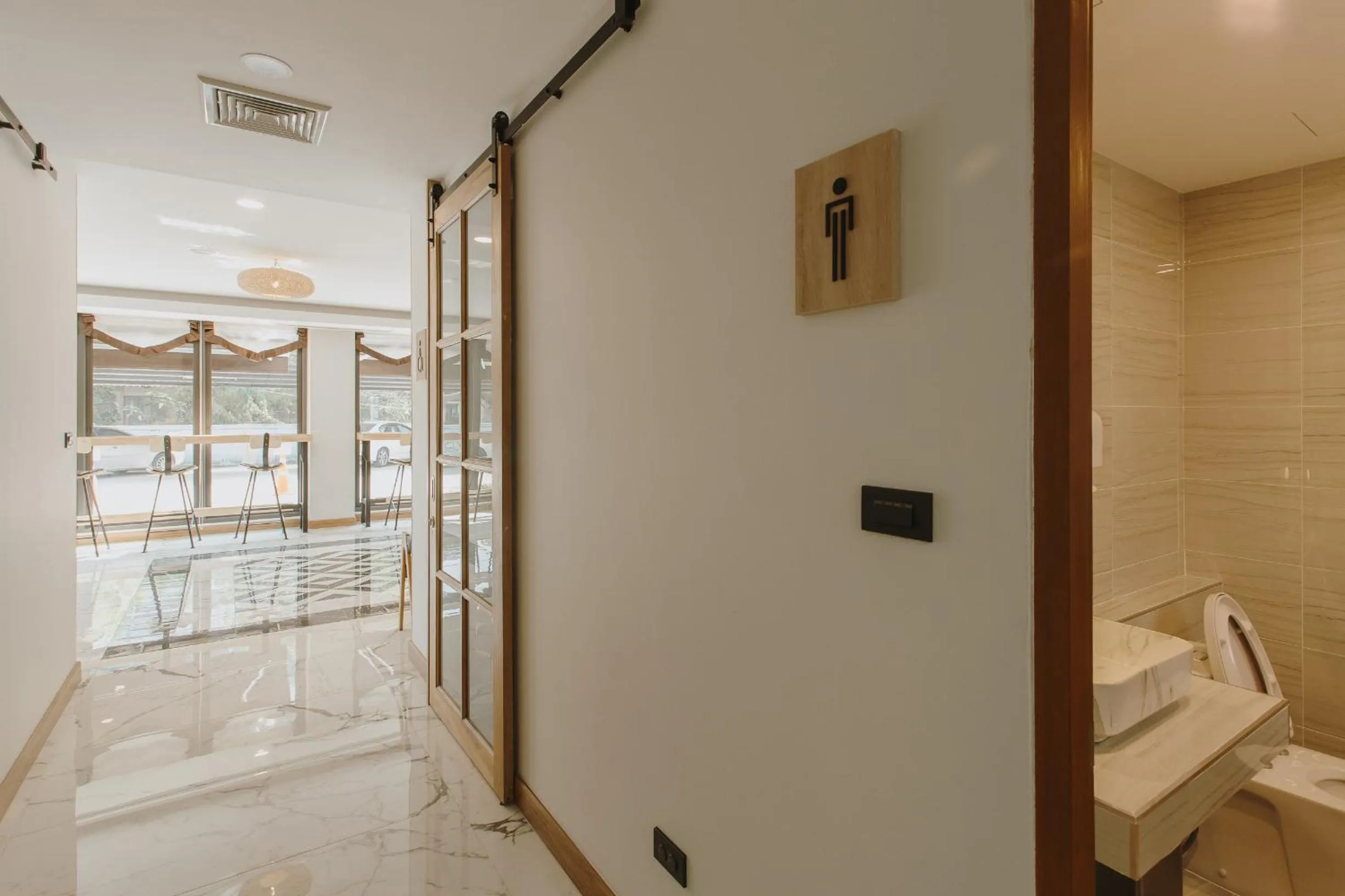 Bathroom in Poodson Hotel Chiangmai