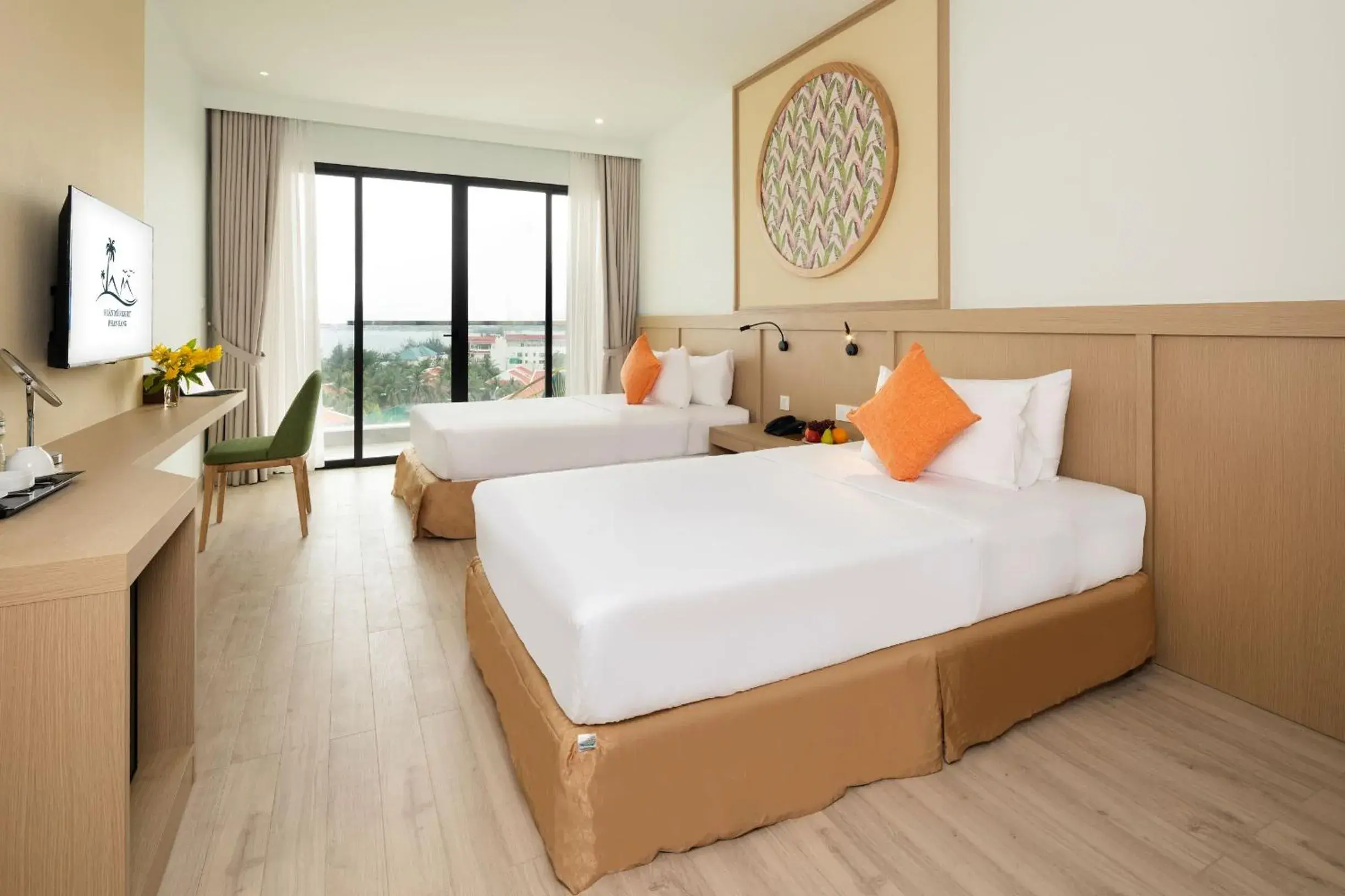 View (from property/room), Bed in Hoan My Resort - Ninh Chu View (from property/room), Bed in Hoan My Resort - Ninh Chu