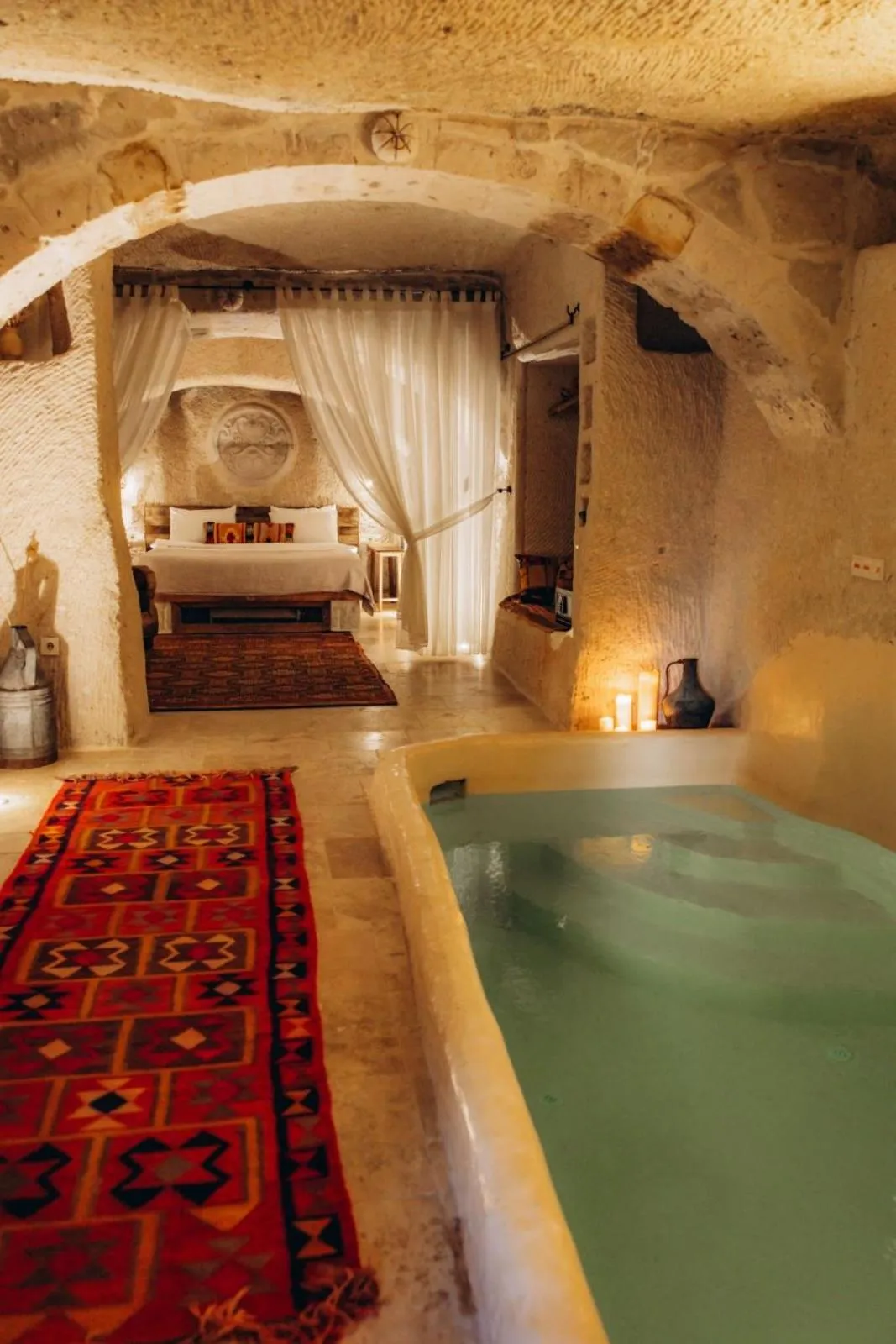 Photo of the whole room, Bed in Doda Artisanal Cave Hotel 14 Plus