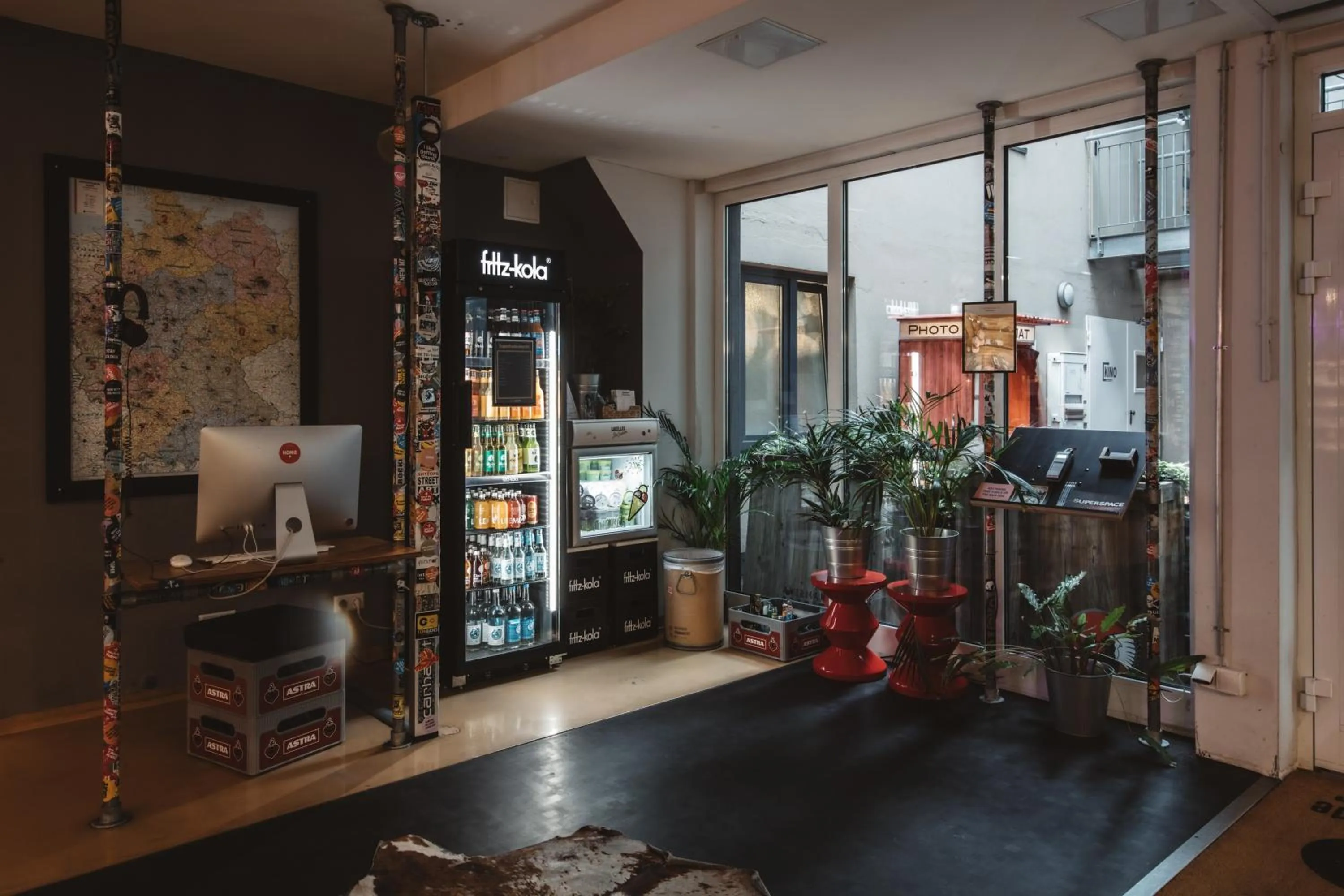 Lobby or reception in Superbude Hamburg St Georg