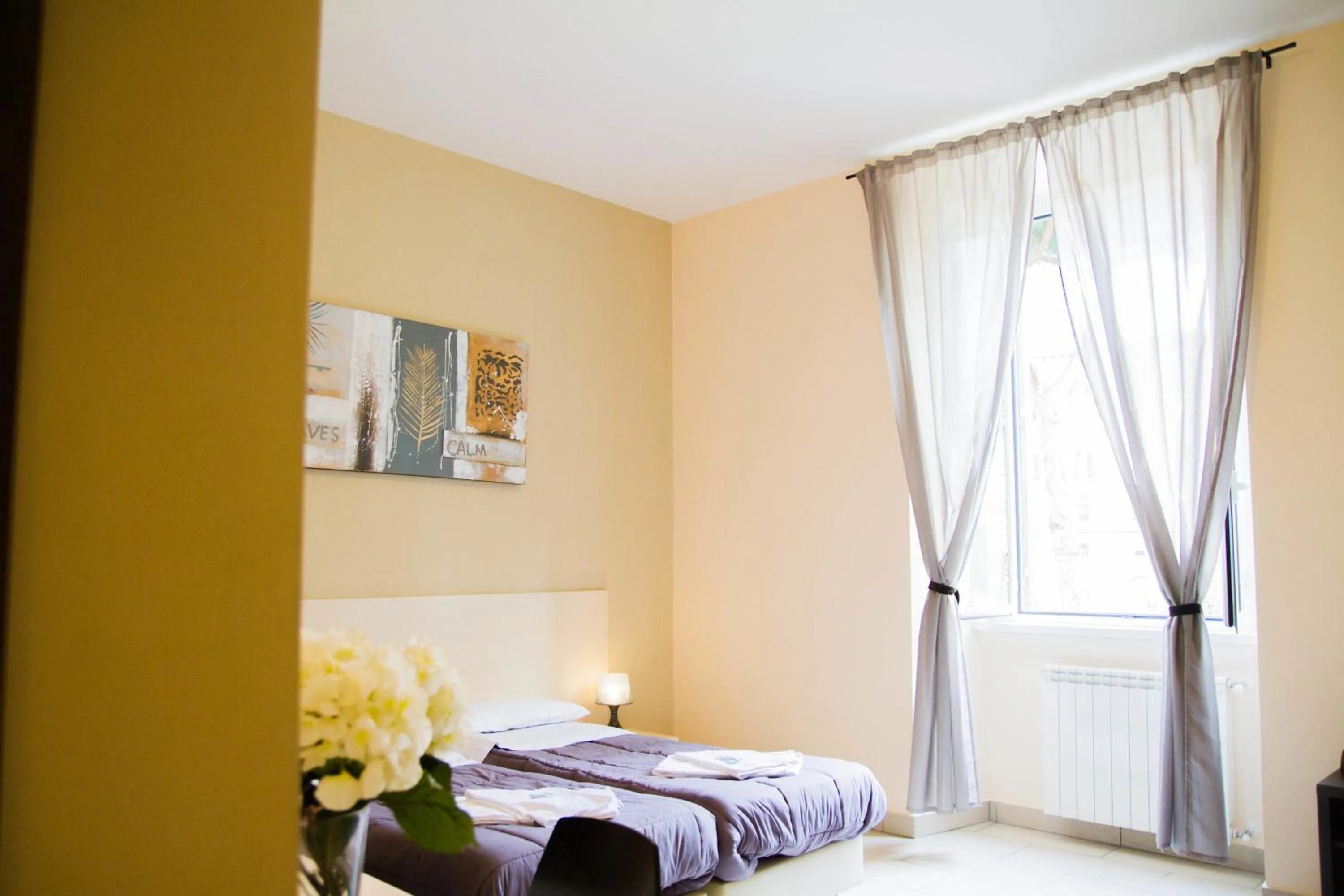 Bedroom, Bed in Mosaic Central Guest House