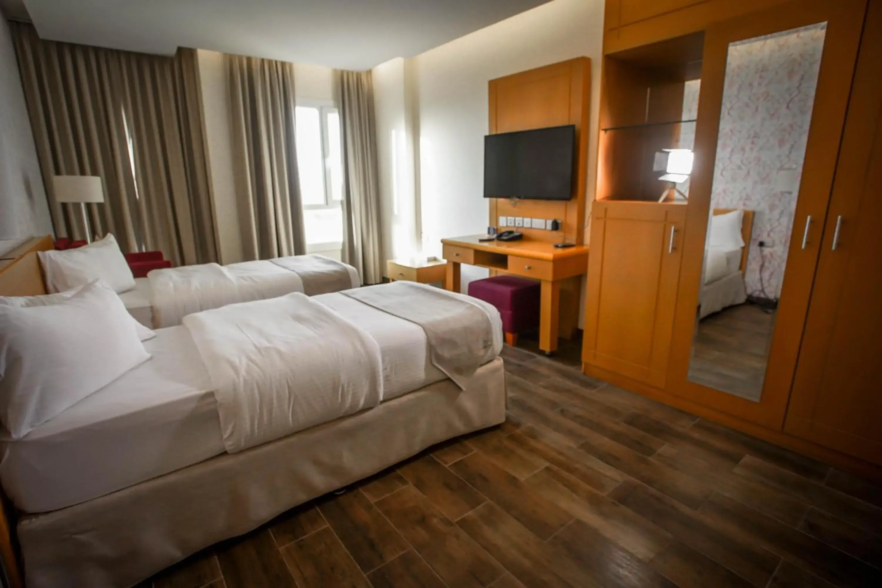 Bed in Sama Muscat Hotel Bed in Sama Muscat Hotel