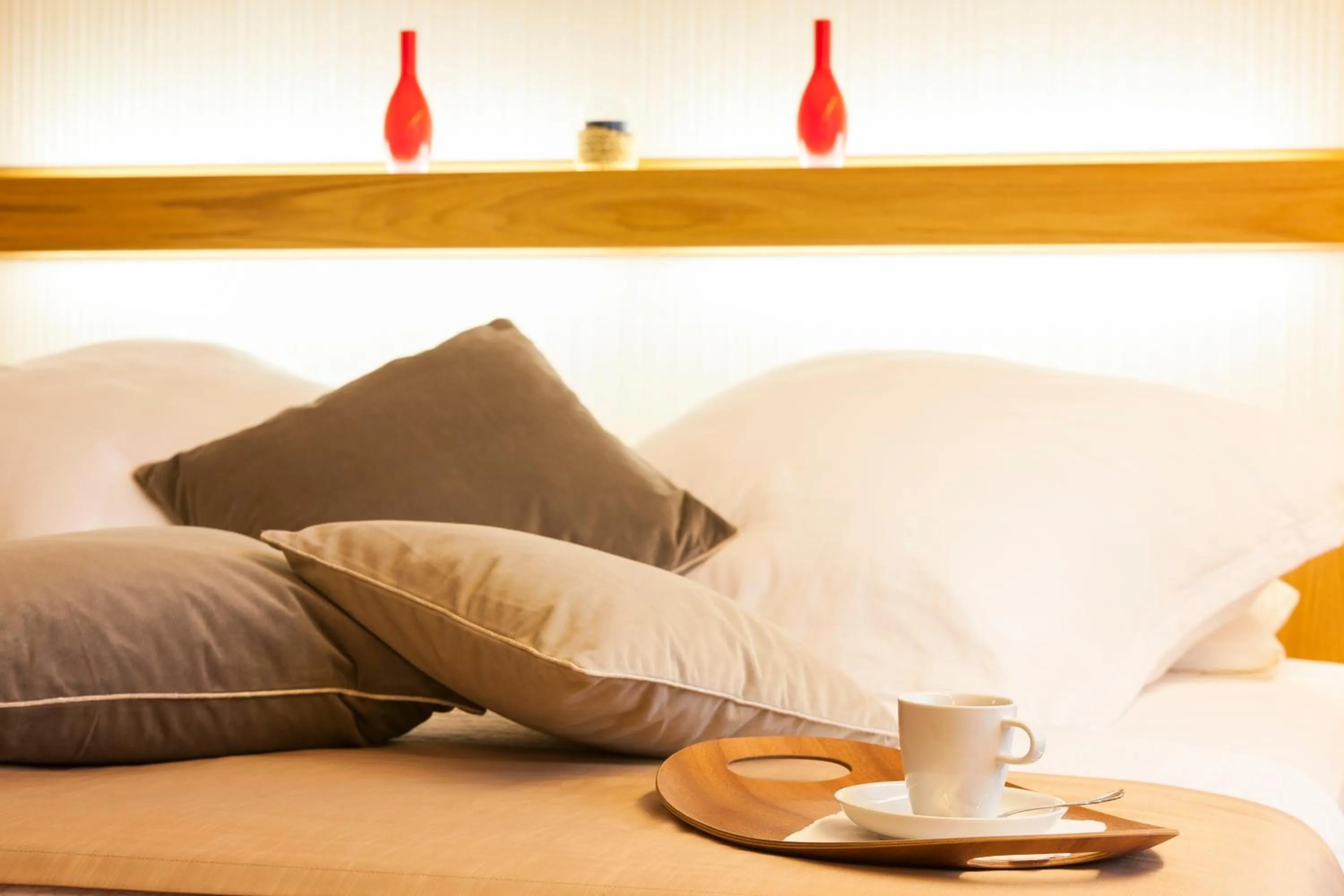 Bed in Hotel Drei Morgen