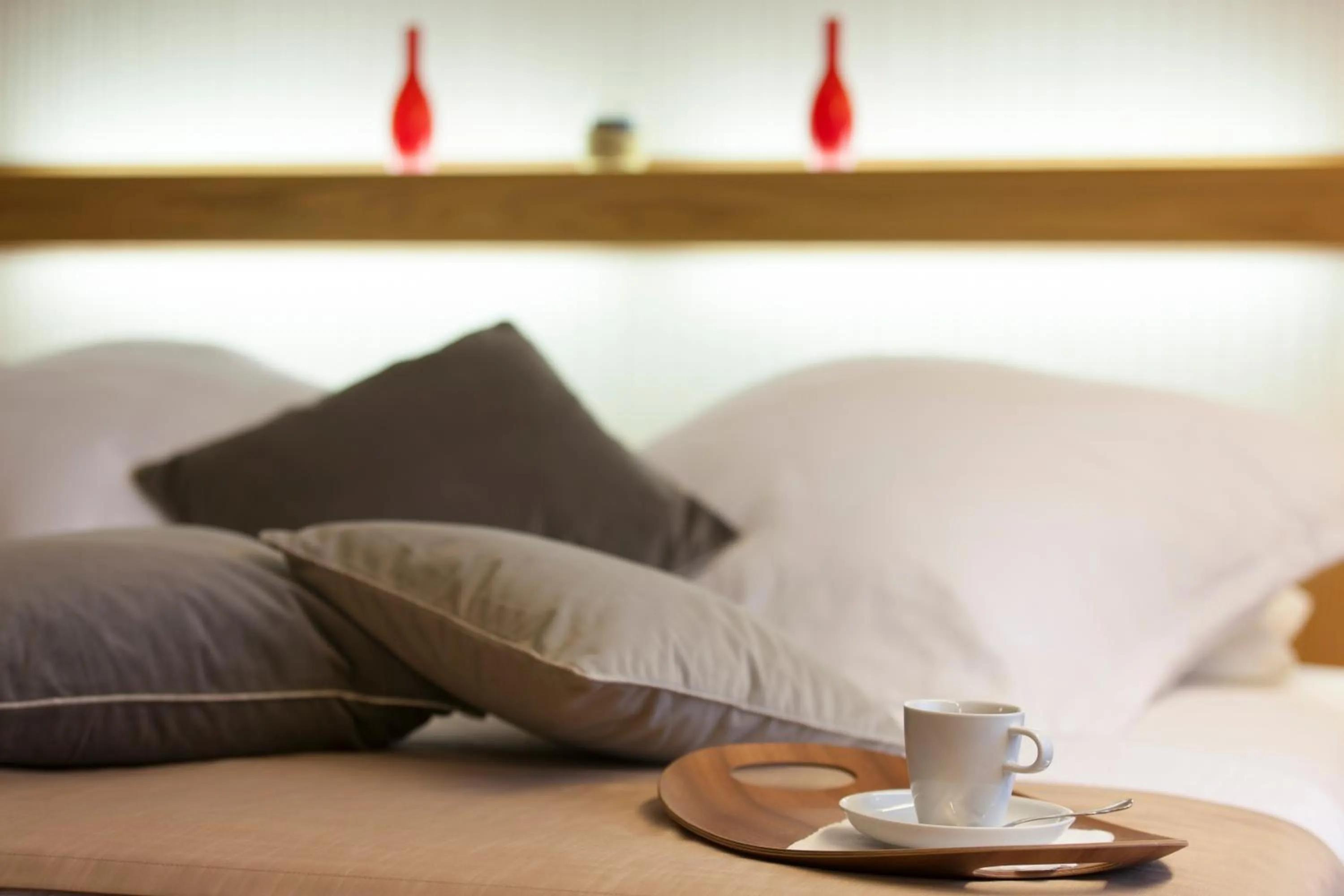 Bed in Hotel Drei Morgen