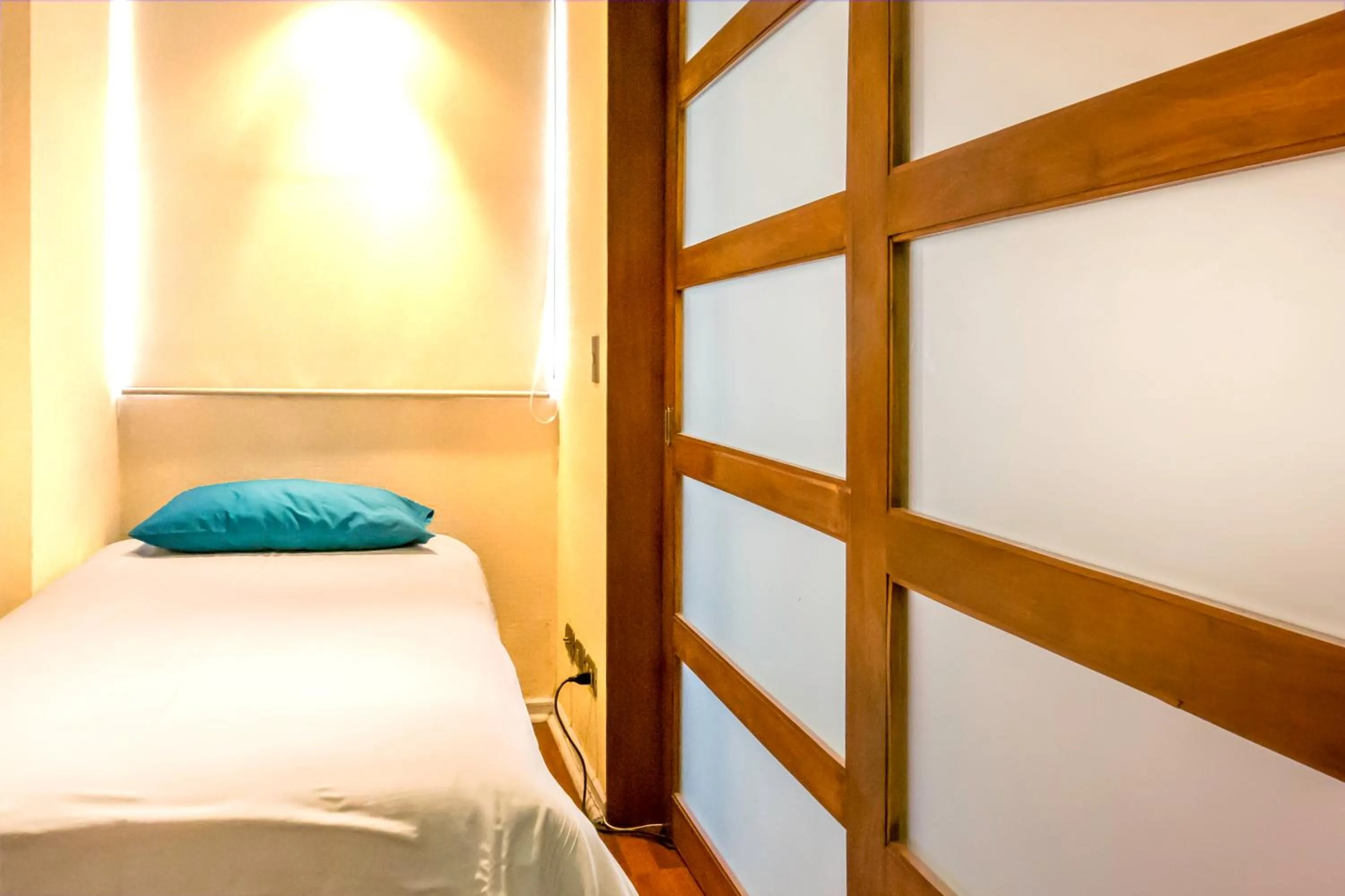 Bed in Departamentos Pontoni (Bellas Artes)