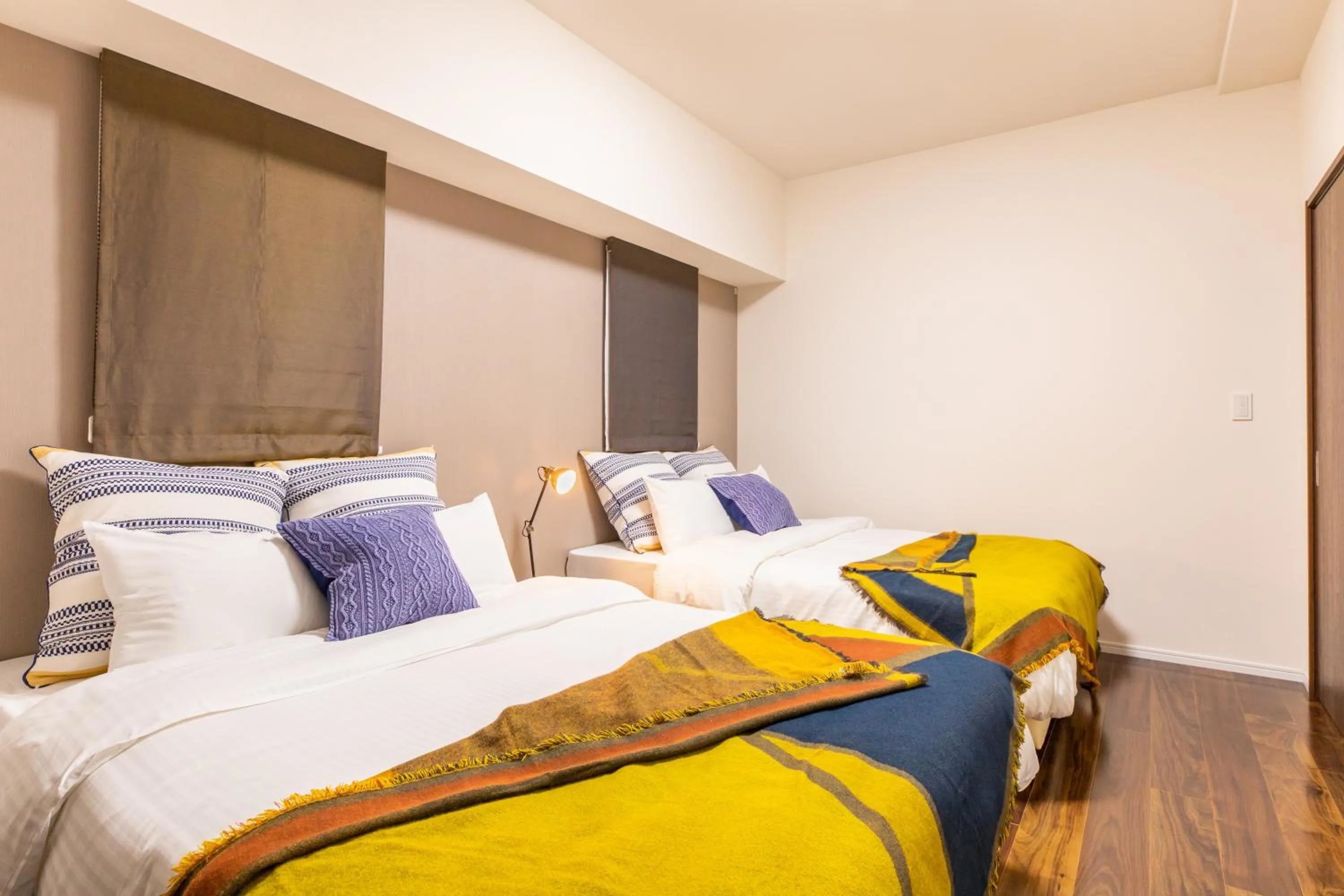 Bed in Rizo Zaizen Hotel