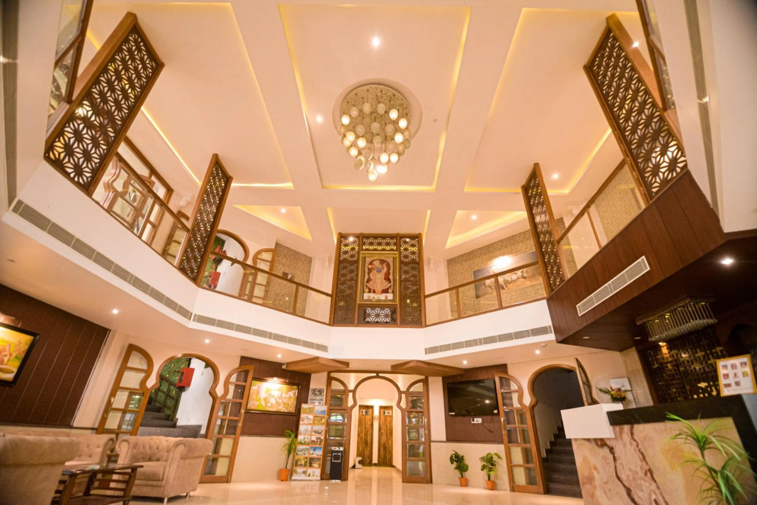 Lobby or reception in Gold Nest Rubystone Heritage