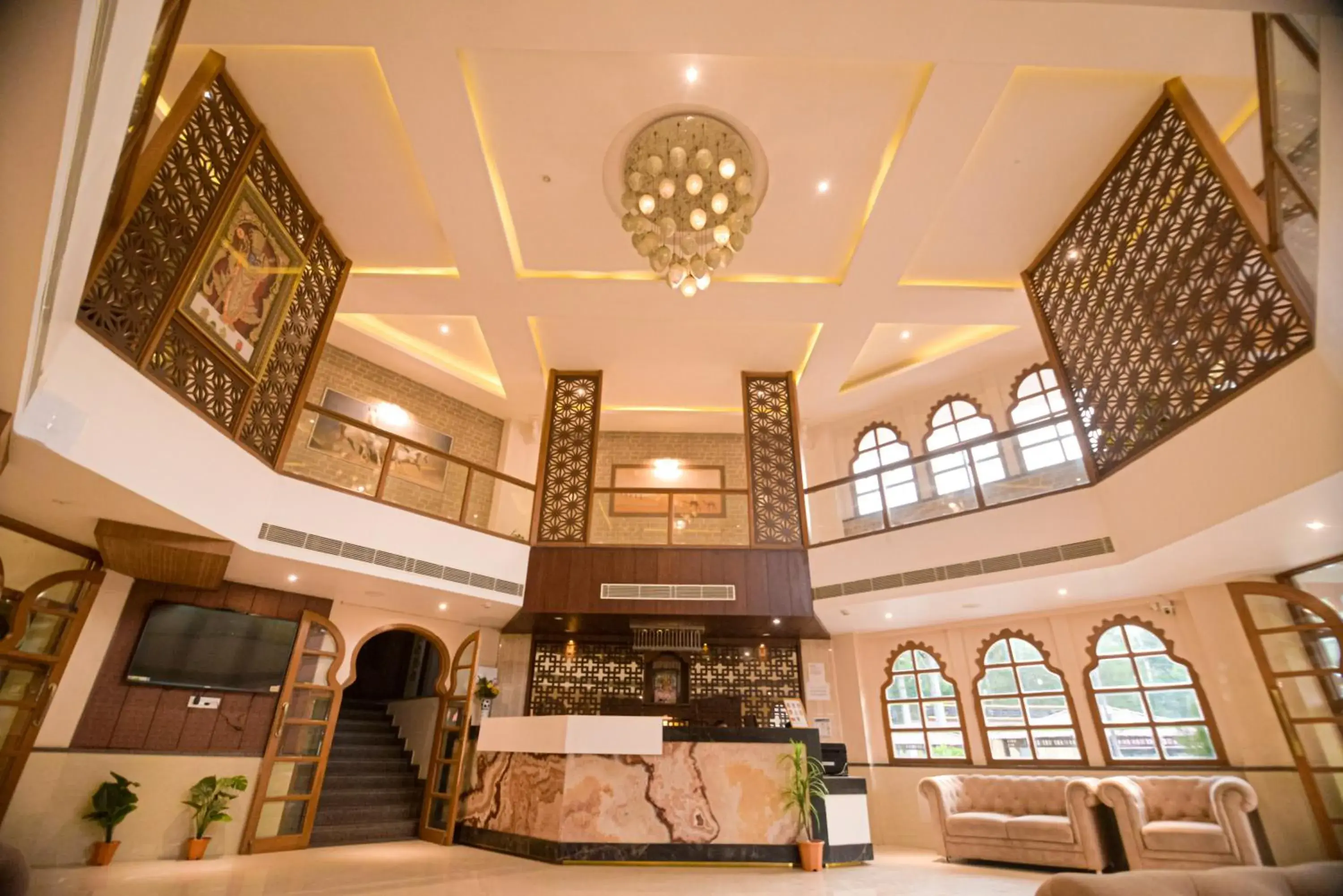 Lobby or reception in Gold Nest Rubystone Heritage Lobby or reception in Gold Nest Rubystone Heritage