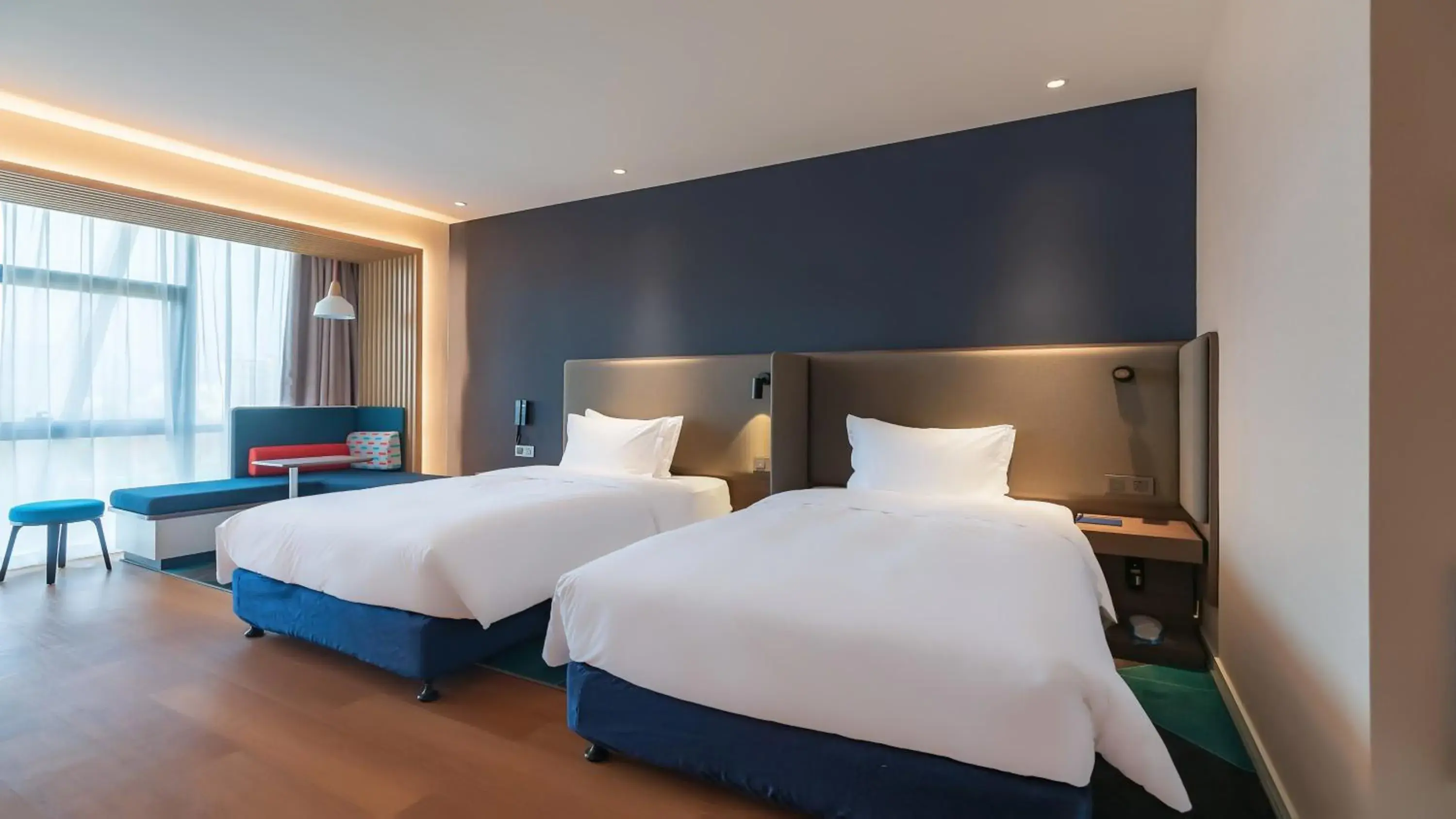 Standard Twin Room in Holiday Inn Express Nanjing Jiangbei Yushan, an IHG Hotel Standard Twin Room in Holiday Inn Express Nanjing Jiangbei Yushan, an IHG Hotel