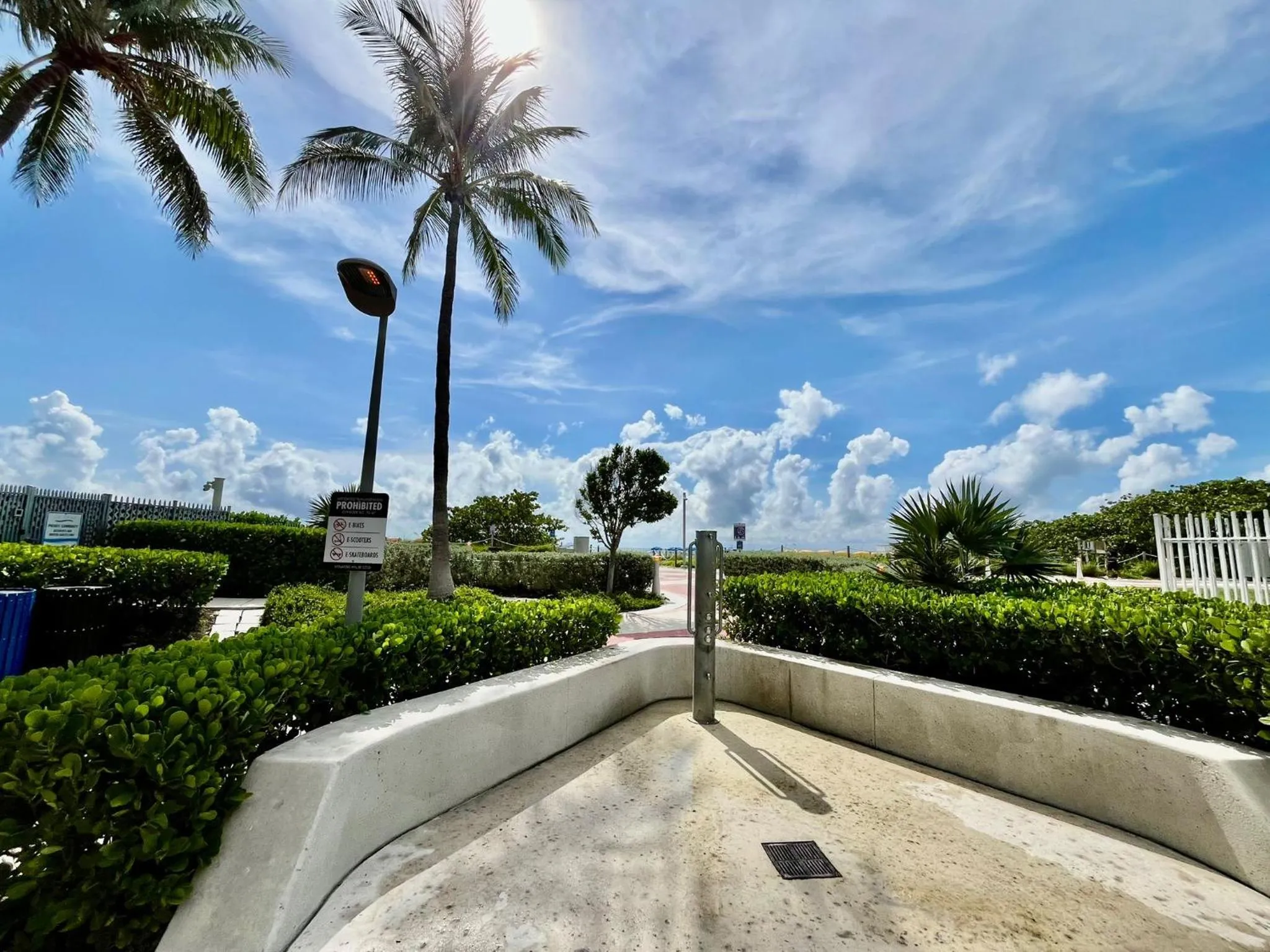 Beach in Secret Garden Miami Beach