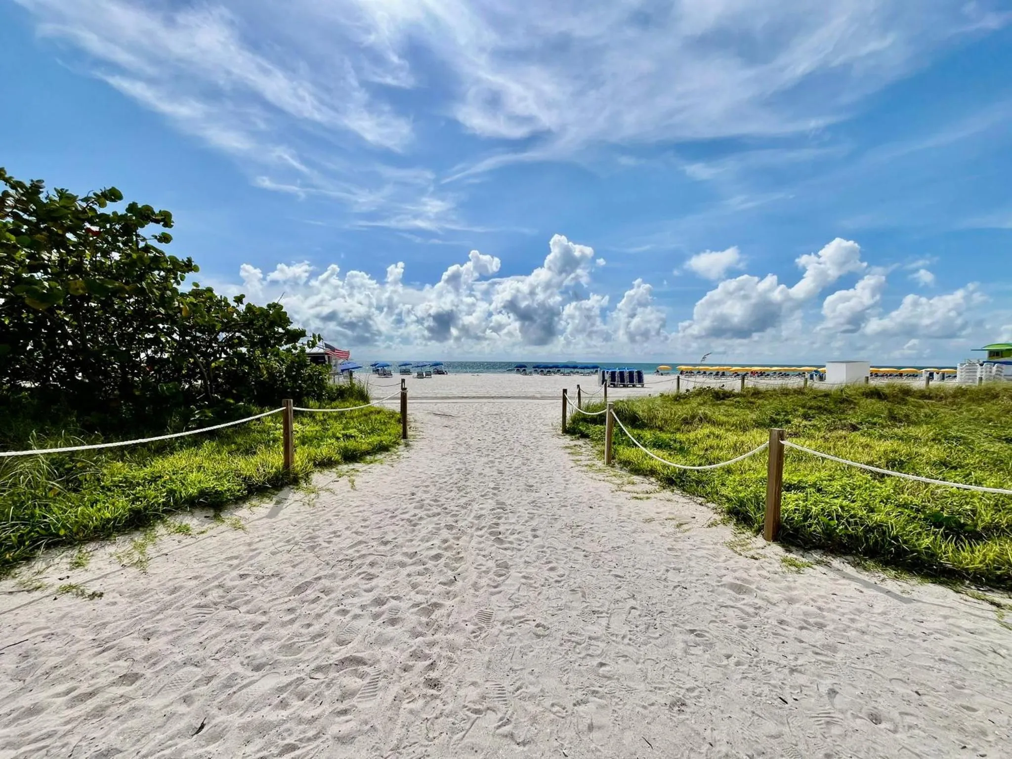Beach in Secret Garden Miami Beach