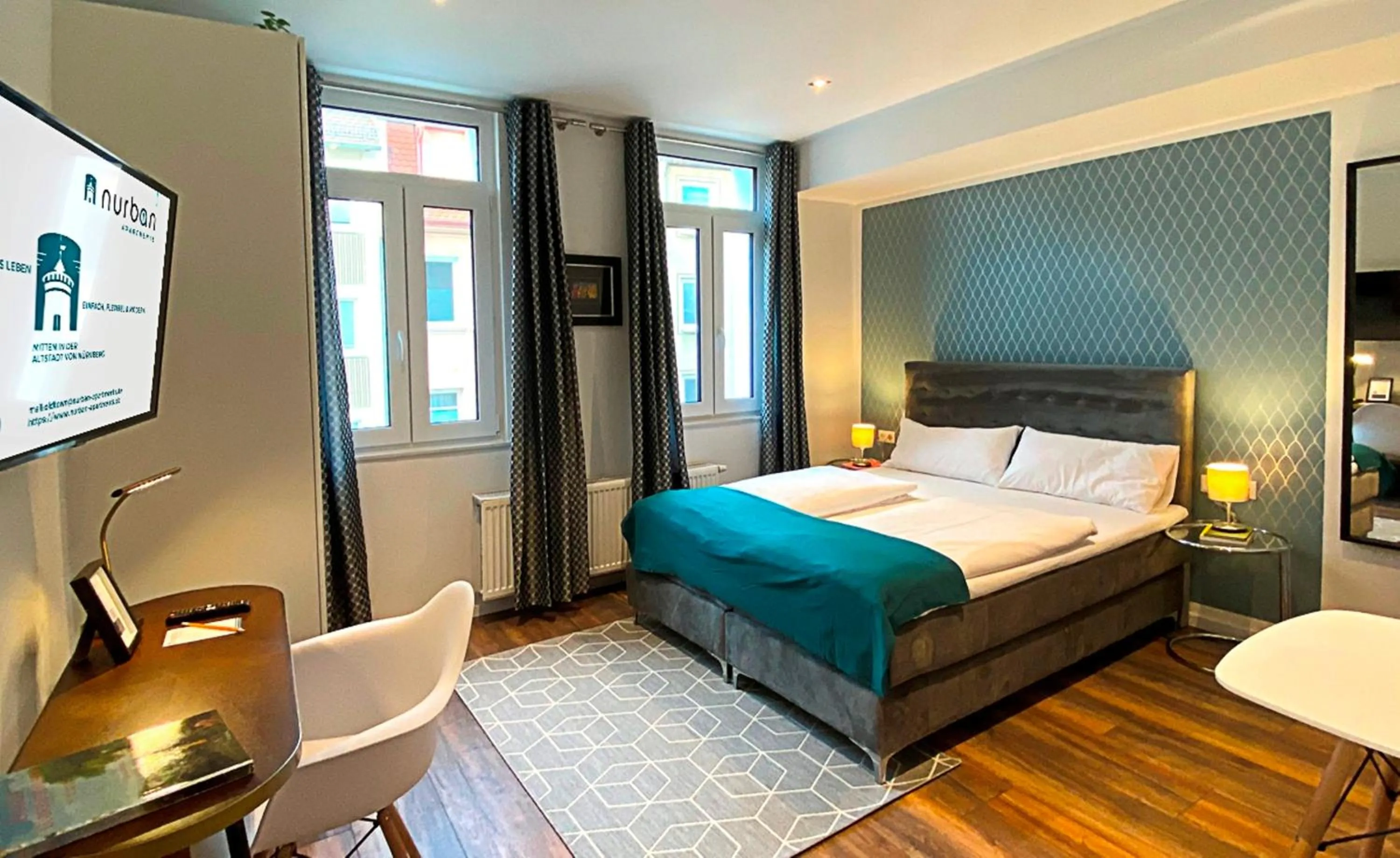 Photo of the whole room, Bed in Nurban Apartments Oldtown