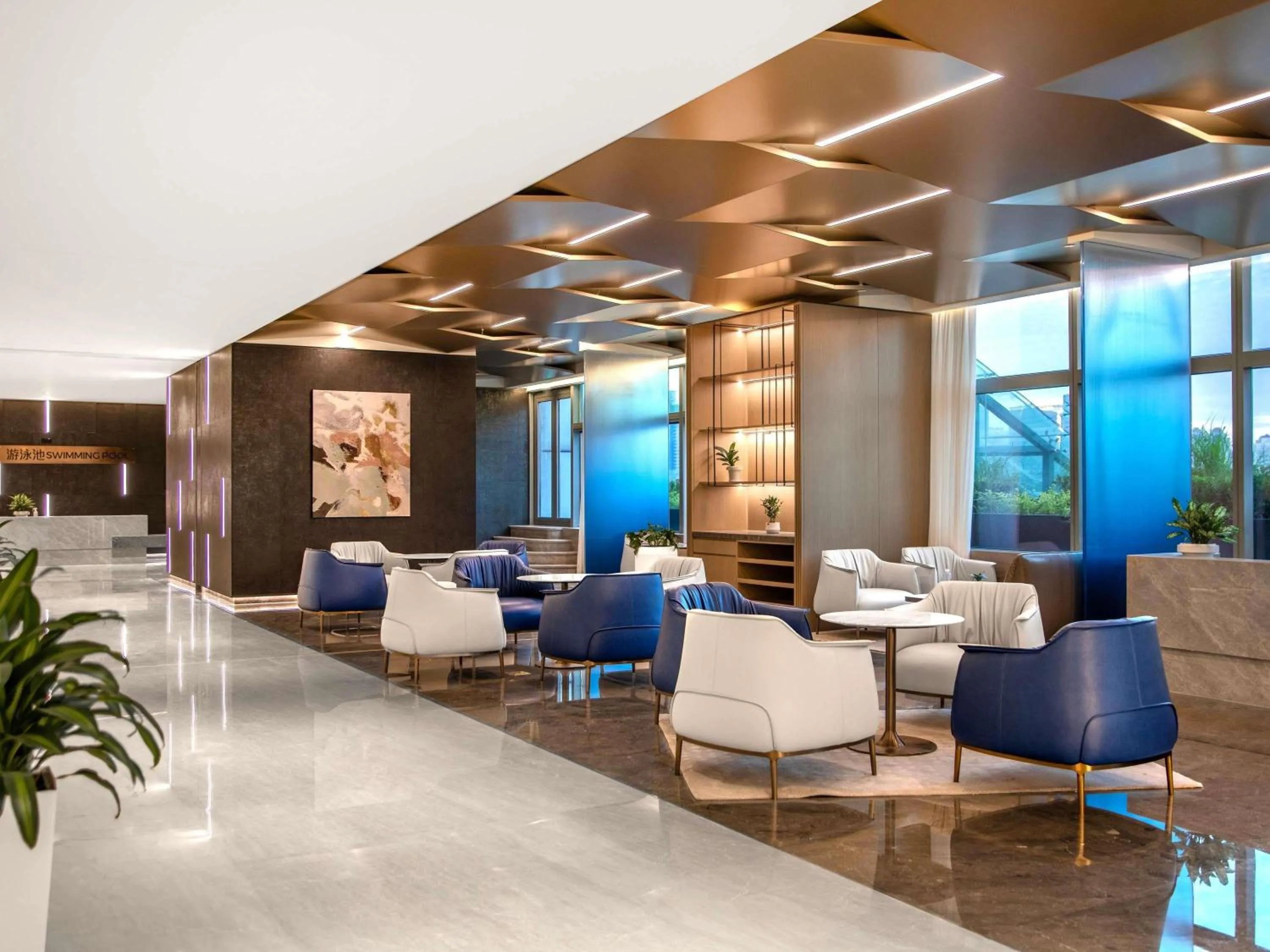 Lounge or bar in Novotel Atlantis Shanghai