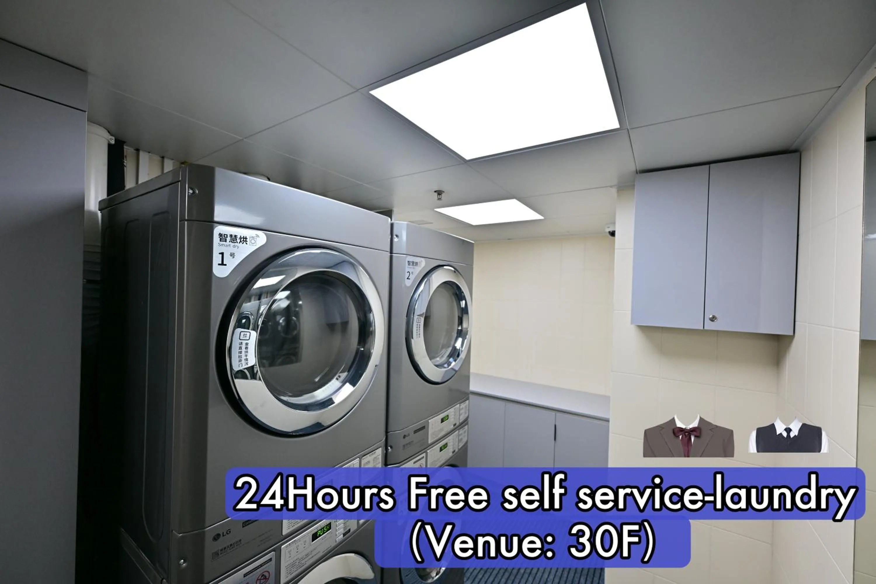 washing machine in Novotel Atlantis Shanghai - Enjoy our great-valued breakfast in our rooftop revolving restaurant with a stunning river view & utilize our FREE self-serviced laundry